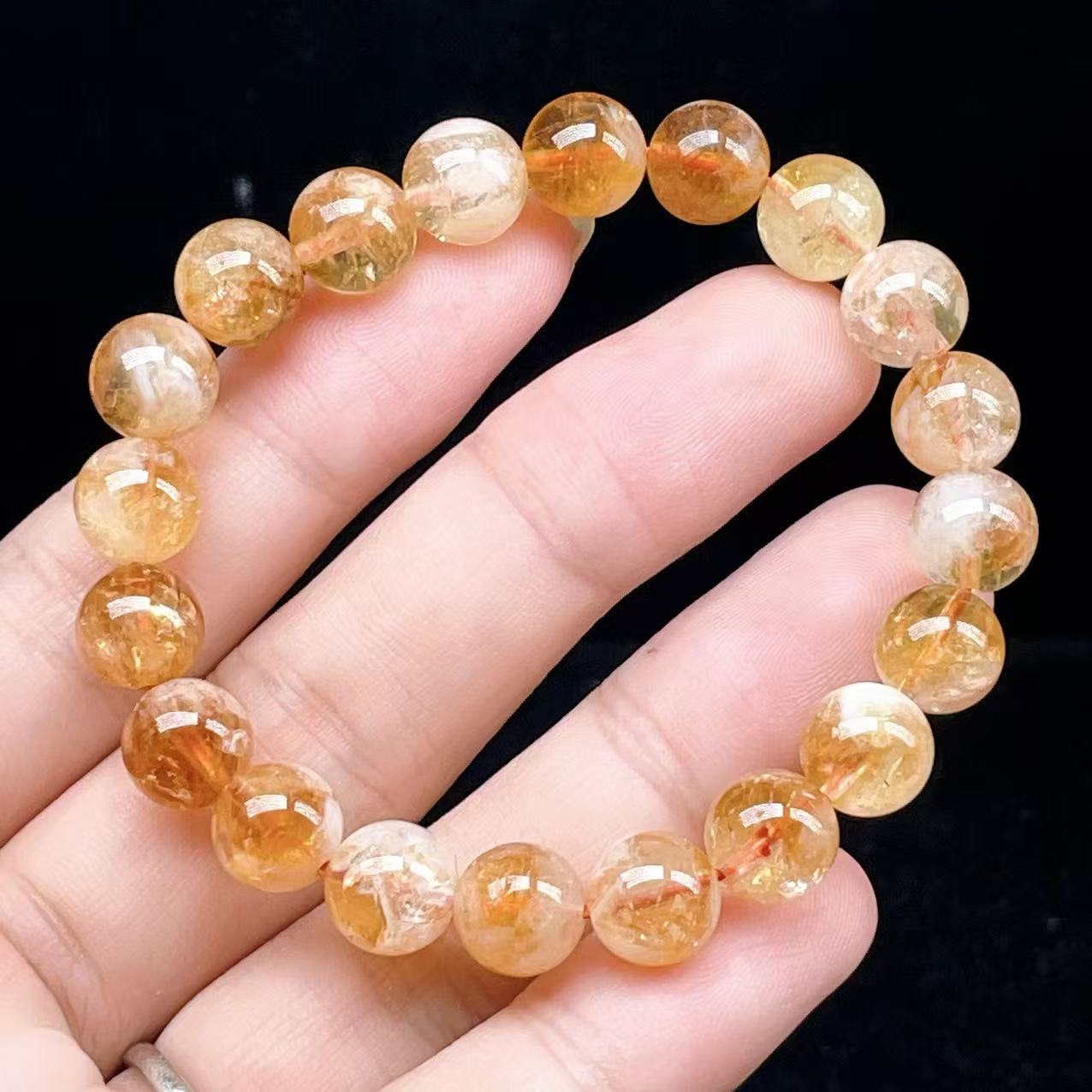 Yahoo! Yahoo!ショッピング(ヤフー ショッピング)PROME 天然石【一点物】高品質・シトリンファントムクオーツ・ブラジル産・ブレスレット・ギフト用・v60612