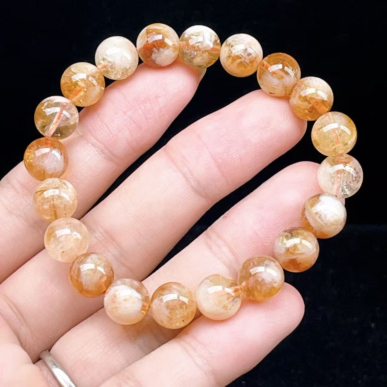 Yahoo! Yahoo!ショッピング(ヤフー ショッピング)PROME 天然石【一点物】高品質・シトリンファントムクオーツ・ブラジル産・ブレスレット・ギフト用・v60623