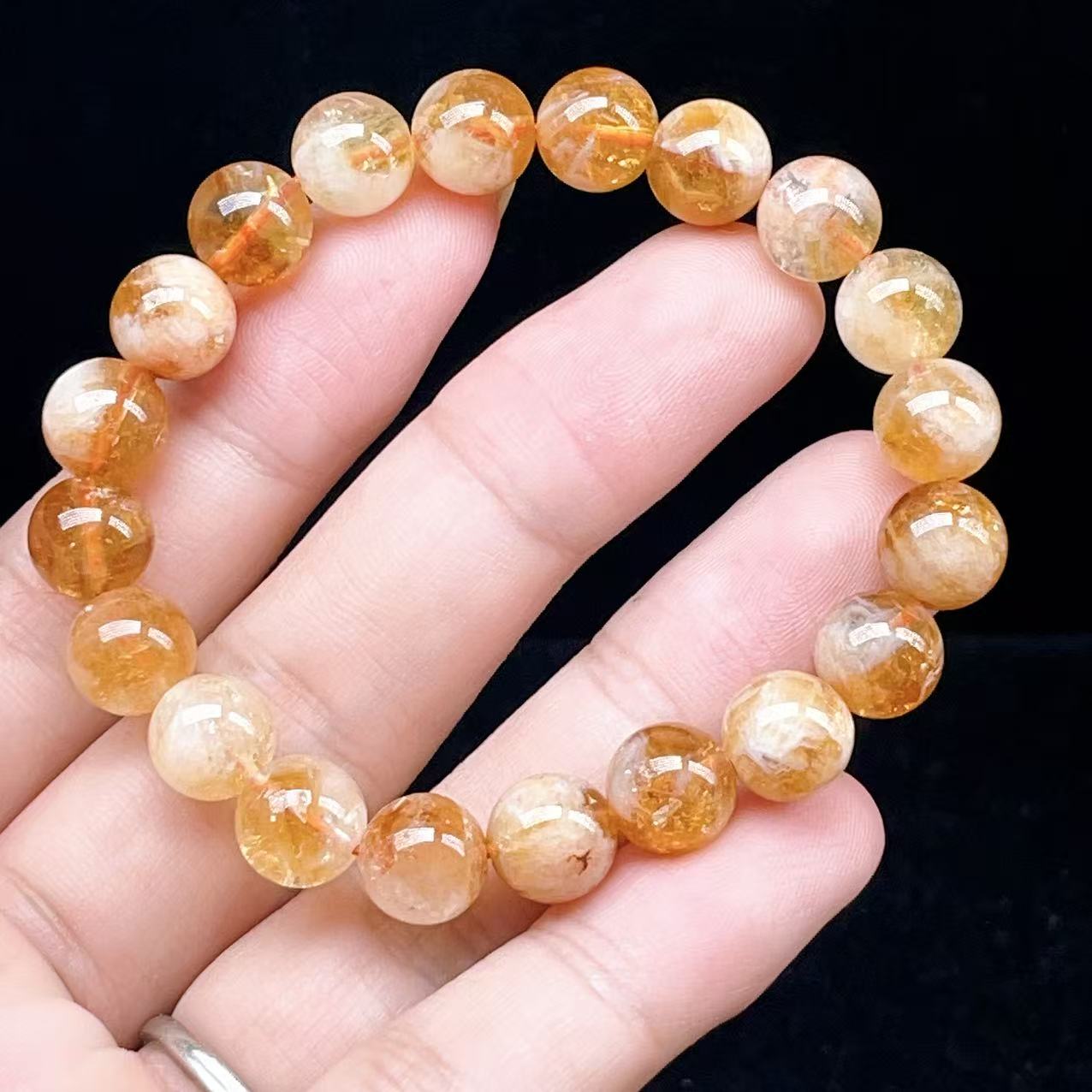 Yahoo! Yahoo!ショッピング(ヤフー ショッピング)PROME 天然石【一点物】高品質・シトリンファントムクオーツ・ブラジル産・ブレスレット・ギフト用・v60627