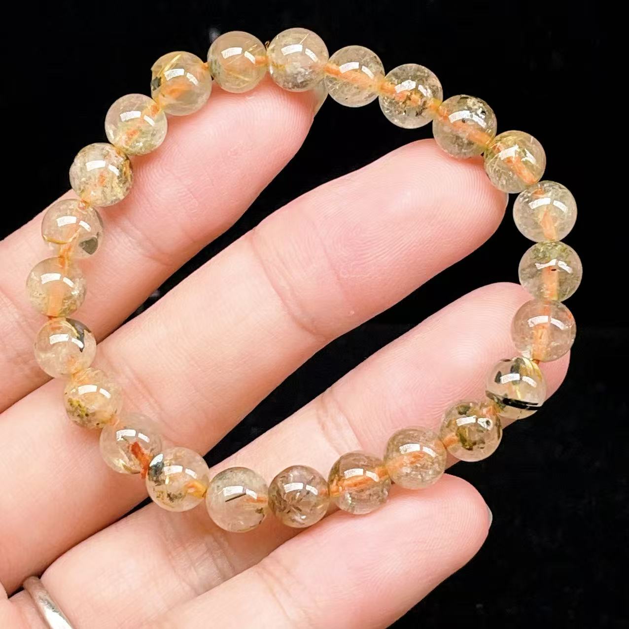 Yahoo! Yahoo!ショッピング(ヤフー ショッピング)PROME 天然石【一点物】ゴールデンルチルクォーツ・太陽放射ルチル・スタールチル・タイチンルチル・ブラジル産・ブレスレット v60725