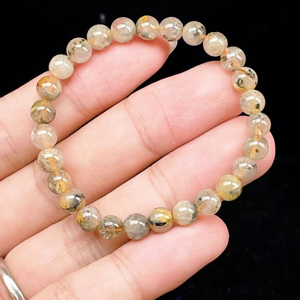 Yahoo! Yahoo!ショッピング(ヤフー ショッピング)PROME 天然石【一点物】ゴールデンルチルクォーツ・太陽放射ルチル・スタールチル・タイチンルチル・ブラジル産・ブレスレット v60727