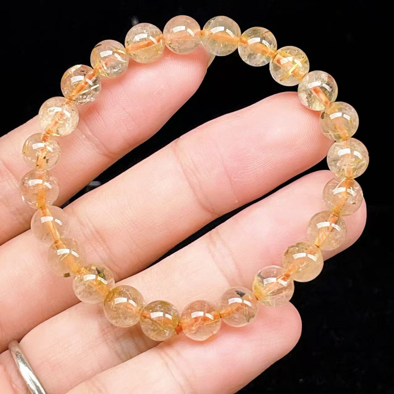 Yahoo! Yahoo!ショッピング(ヤフー ショッピング)PROME 天然石【一点物】ゴールデンルチルクォーツ・太陽放射ルチル・スタールチル・タイチンルチル・ブラジル産・ブレスレット v60734