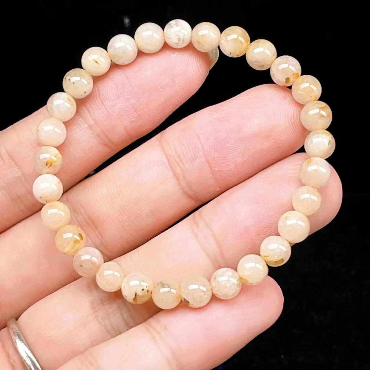 Yahoo! Yahoo!ショッピング(ヤフー ショッピング)PROME 天然石【一点物】ゴールデンルチルクォーツ・太陽放射ルチル・スタールチル・タイチンルチル・ブラジル産・ブレスレット v60736