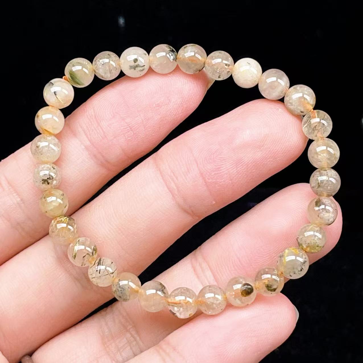 Yahoo! Yahoo!ショッピング(ヤフー ショッピング)PROME 天然石【一点物】ゴールデンルチルクォーツ・太陽放射ルチル・スタールチル・タイチンルチル・ブラジル産・ブレスレット v60765