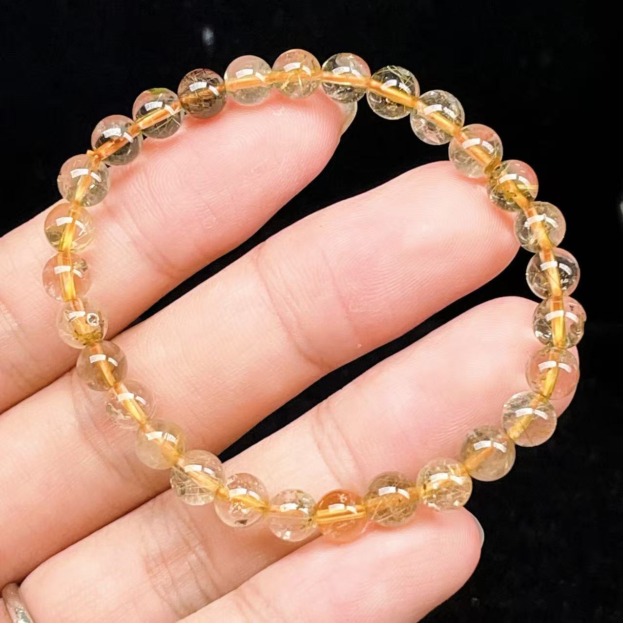 Yahoo! Yahoo!ショッピング(ヤフー ショッピング)PROME 天然石【一点物】ゴールデンルチルクォーツ・太陽放射ルチル・スタールチル・タイチンルチル・ブラジル産・ブレスレット v60773