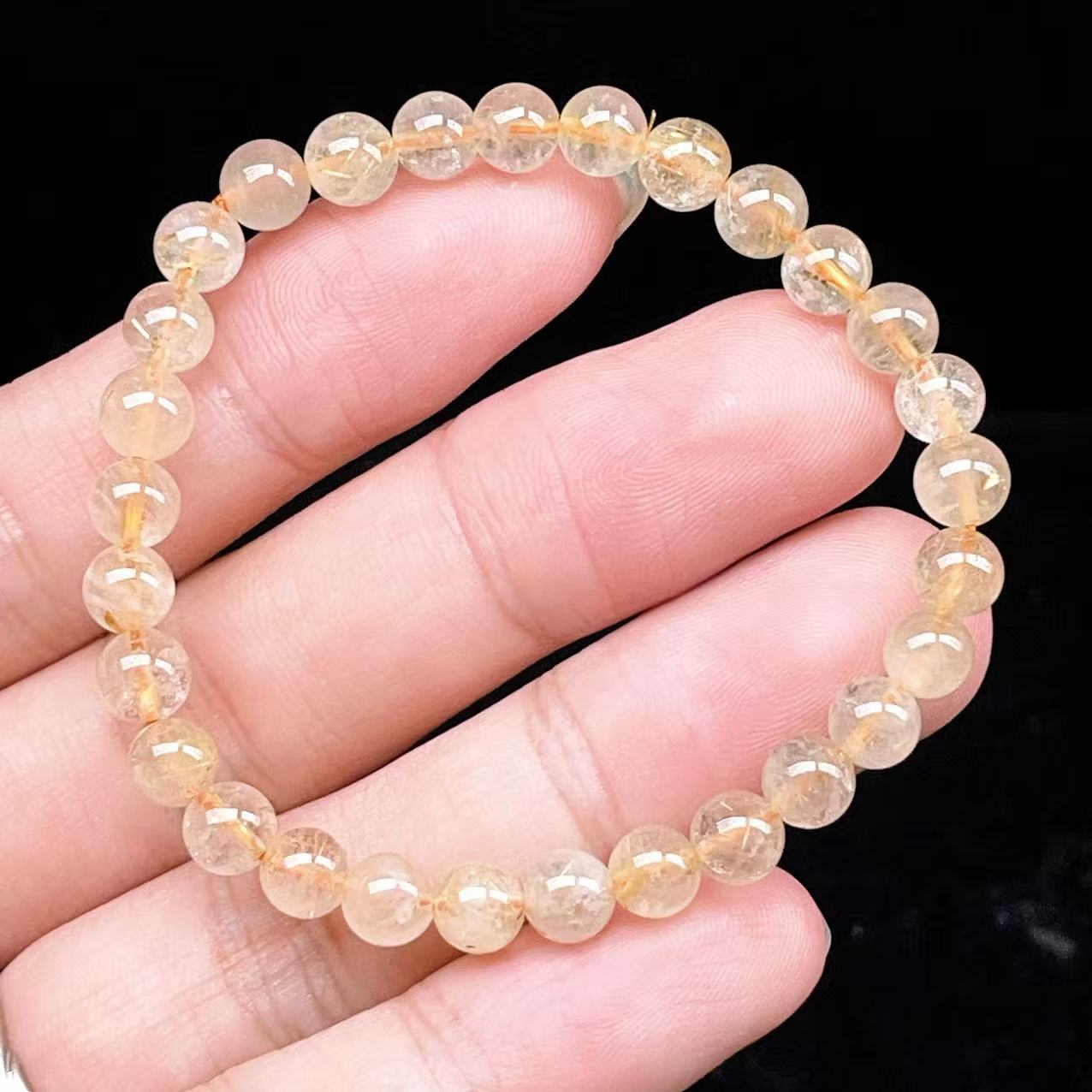 Yahoo! Yahoo!ショッピング(ヤフー ショッピング)PROME 天然石【一点物】ゴールデンルチルクォーツ・太陽放射ルチル・スタールチル・タイチンルチル・ブラジル産・ブレスレット v60837