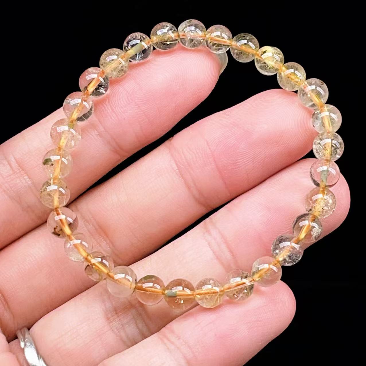 Yahoo! Yahoo!ショッピング(ヤフー ショッピング)PROME 天然石【一点物】ゴールデンルチルクォーツ・太陽放射ルチル・スタールチル・タイチンルチル・ブラジル産・ブレスレット v60870