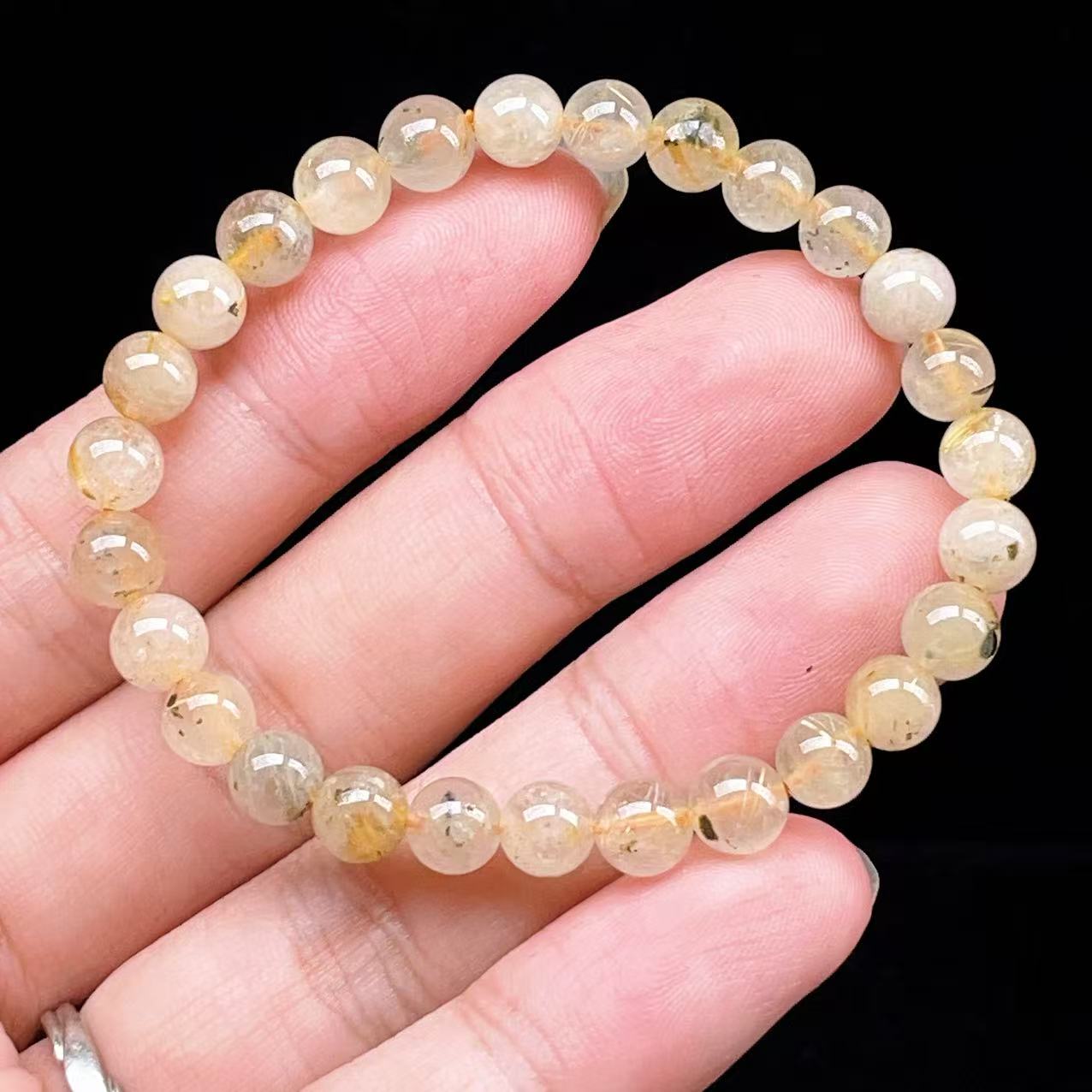Yahoo! Yahoo!ショッピング(ヤフー ショッピング)PROME 天然石【一点物】ゴールデンルチルクォーツ・太陽放射ルチル・スタールチル・タイチンルチル・ブラジル産・ブレスレット v60875