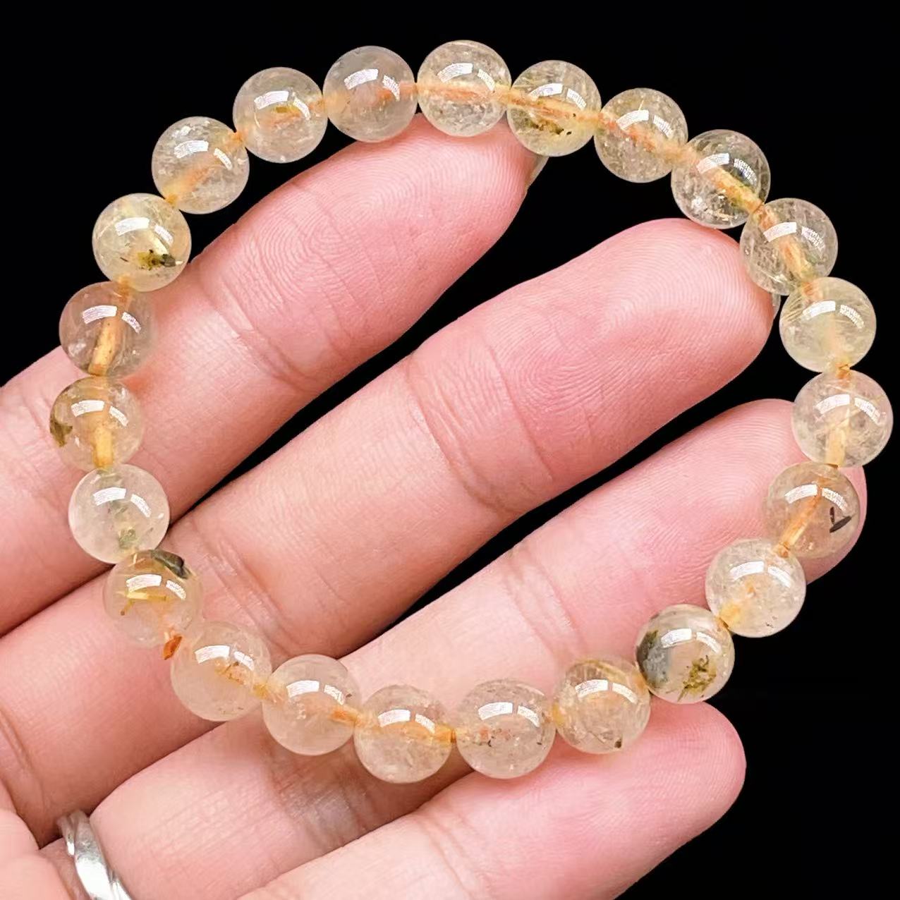 Yahoo! Yahoo!ショッピング(ヤフー ショッピング)PROME 天然石【一点物】ゴールデンルチルクォーツ・太陽放射ルチル・スタールチル・タイチンルチル・ブラジル産・ブレスレット v60885