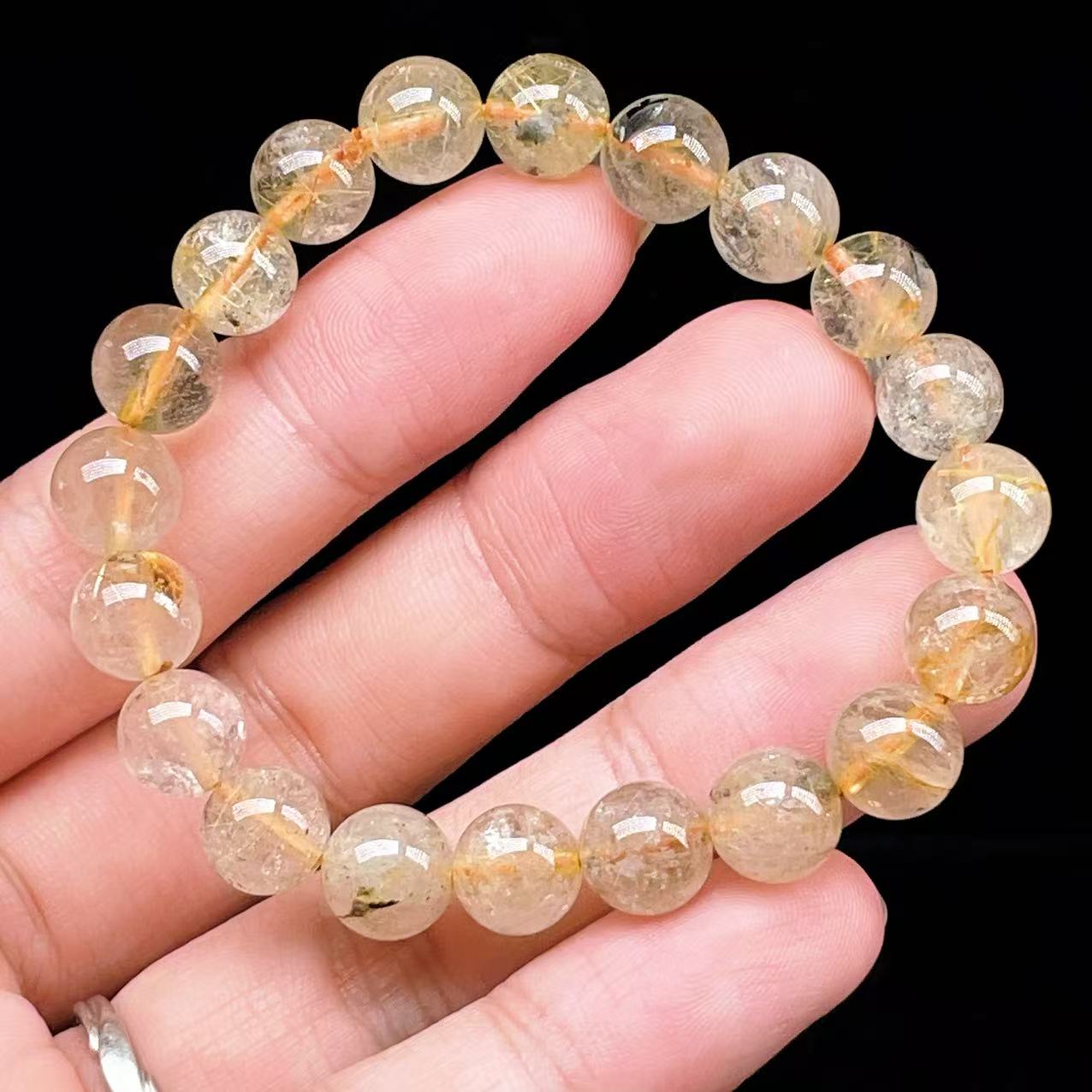 Yahoo! Yahoo!ショッピング(ヤフー ショッピング)PROME 天然石【一点物】ゴールデンルチルクォーツ・太陽放射ルチル・スタールチル・タイチンルチル・ブラジル産・ブレスレット v60887