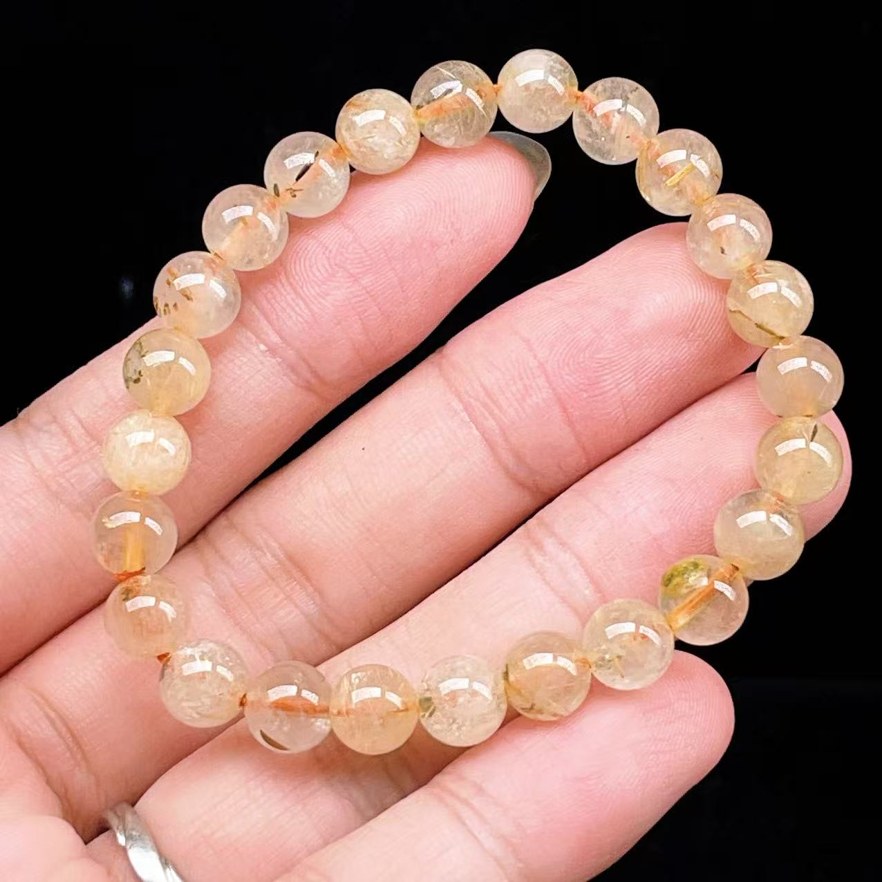 Yahoo! Yahoo!ショッピング(ヤフー ショッピング)PROME 天然石【一点物】ゴールデンルチルクォーツ・太陽放射ルチル・スタールチル・タイチンルチル・ブラジル産・ブレスレット v60898