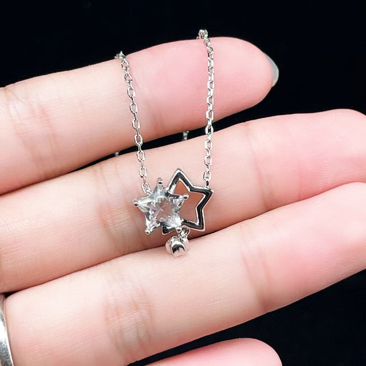 Yahoo! Yahoo!ショッピング(ヤフー ショッピング)PROME 天然石 特別仕様品・一点物・水晶・白銅・フリーサイズ・ネックレス v61138