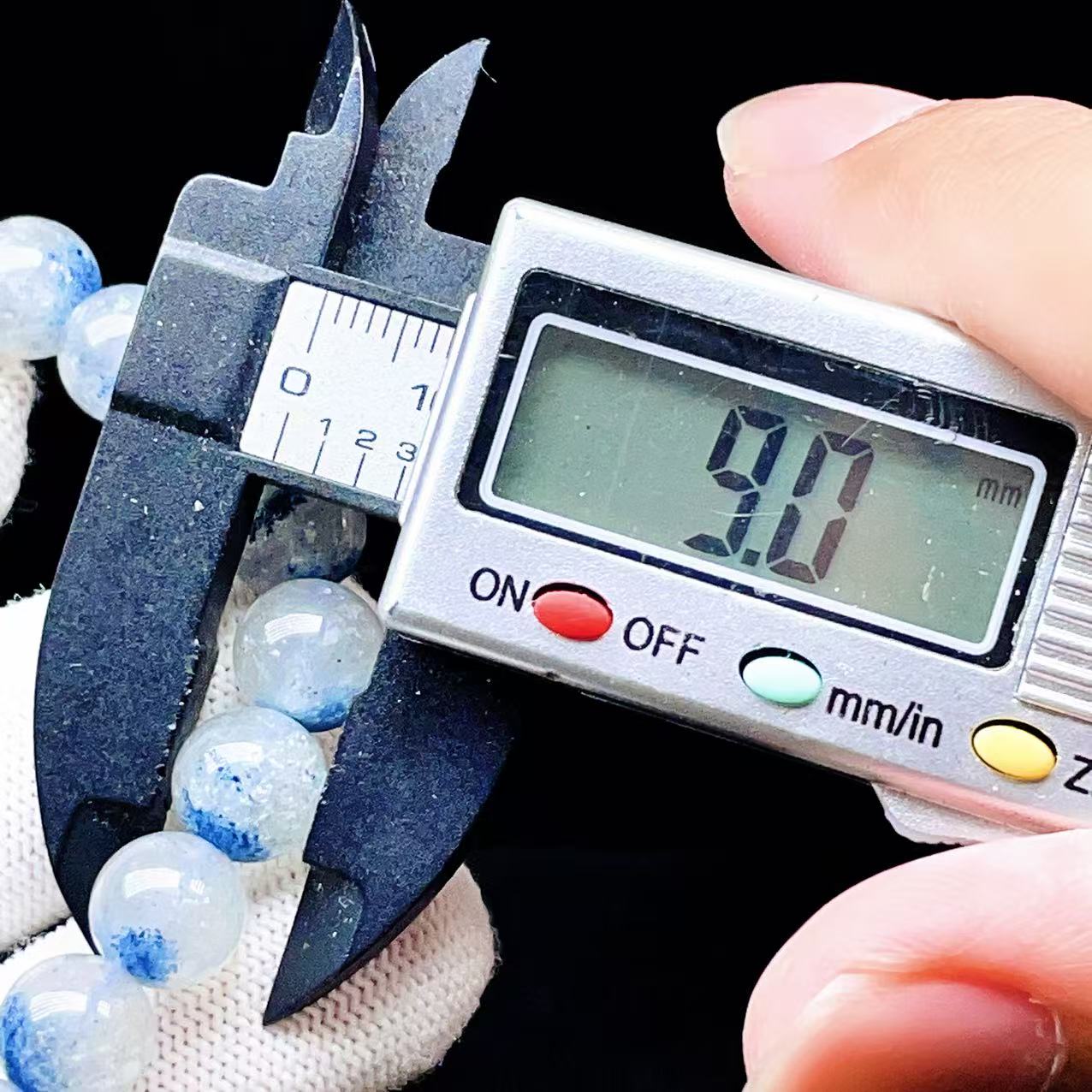 ②ラズライト スコルザライトインクォーツ ブレスレット トロレアイト 12㎜ ②ラズライト スコルザライトインクォーツ ブレスレット