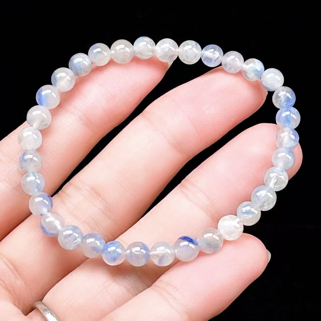 Yahoo! Yahoo!ショッピング(ヤフー ショッピング)PROME 天然石【一点物】 高品質・透明感・数量限定・希少石・カイヤナイトシリカ・カイヤナイト・ブラジル産・ブレスレット V62024