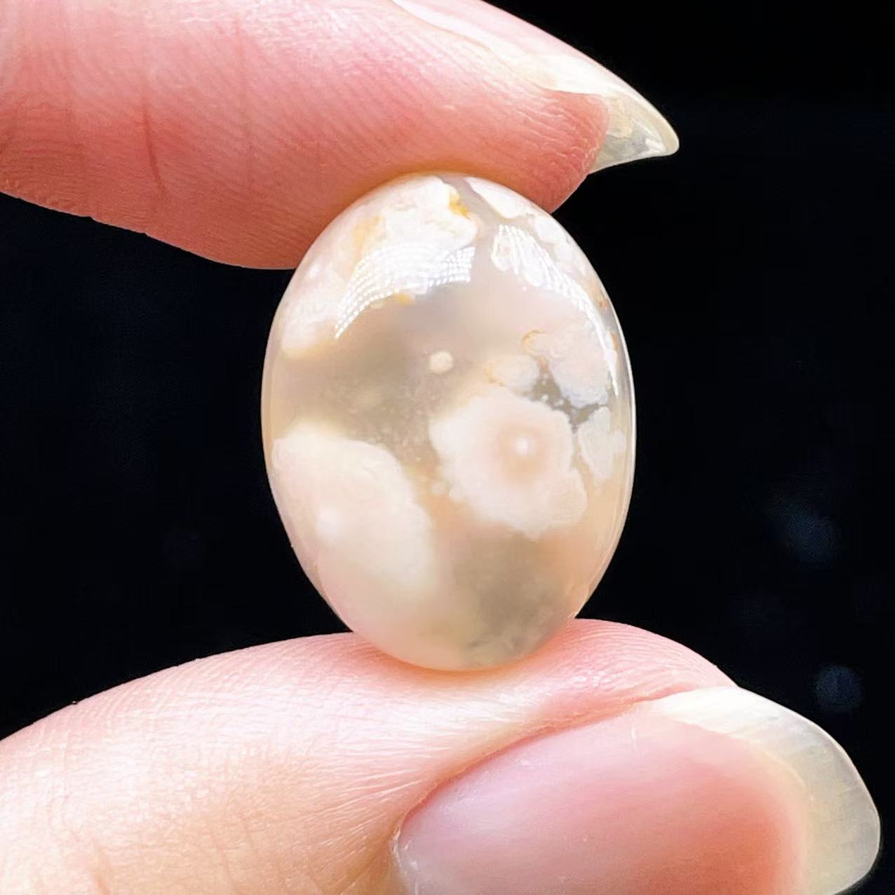 Yahoo! Yahoo!ショッピング(ヤフー ショッピング)PROME 天然石【一点物】宝石質・高品質・桜瑪瑙・チェリーブロッサムアゲート・マダガスカル産・ルース・V62626