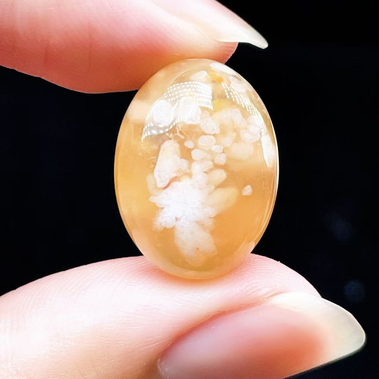 Yahoo! Yahoo!ショッピング(ヤフー ショッピング)PROME 天然石【一点物】宝石質・高品質・桜瑪瑙・チェリーブロッサムアゲート・マダガスカル産・ルース・V62628