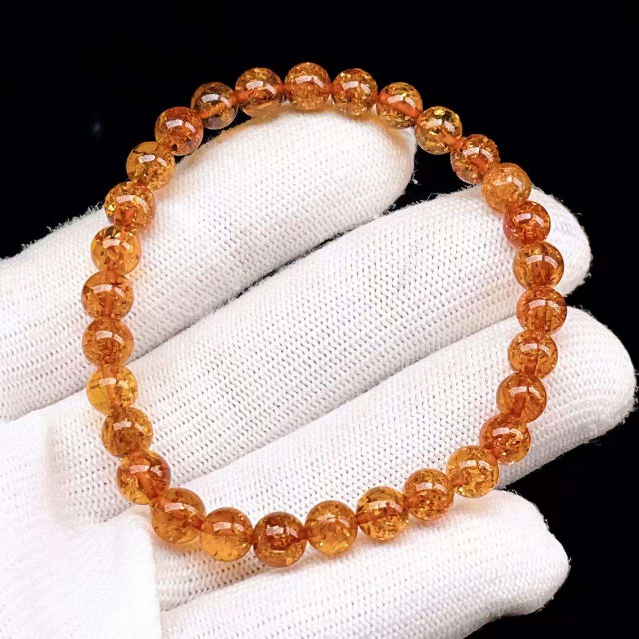Yahoo! Yahoo!ショッピング(ヤフー ショッピング)PROME 天然石【一点物】宝石質・高品質・フラワーアンバー・花琥珀・バルティックアンバー・バルト海沿岸産・ブレスレットV62819
