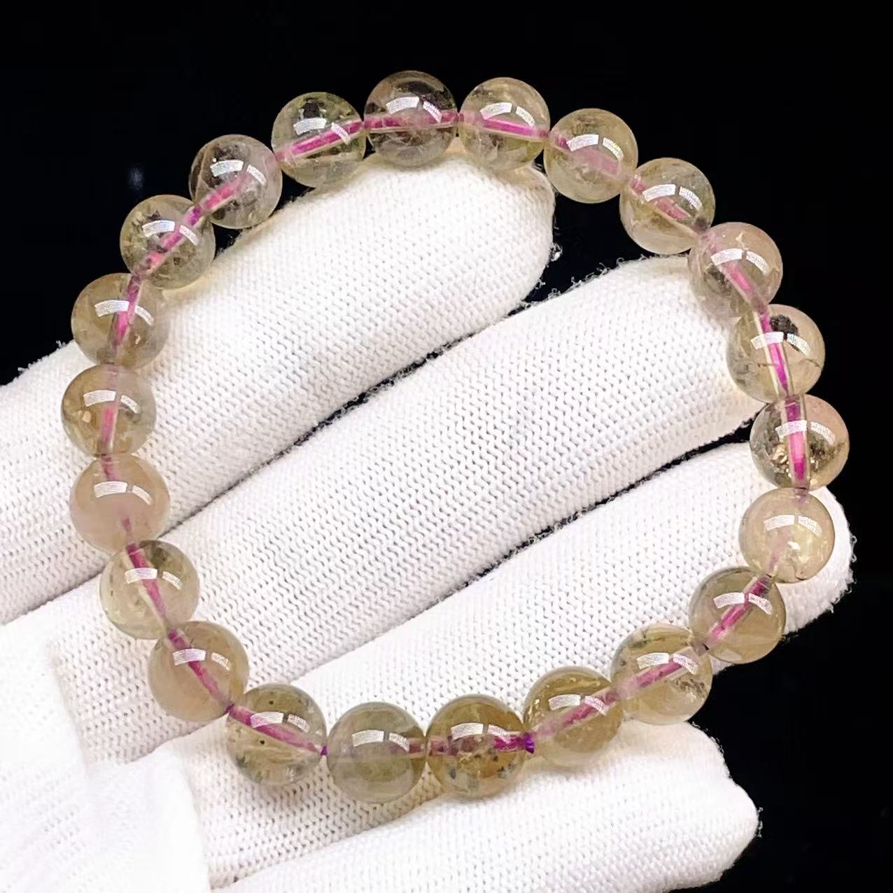 Yahoo! Yahoo!ショッピング(ヤフー ショッピング)PROME 天然石【一点物】宝石質・高品質・ブラックオーラライト23・力ナダ産 ブレスレット V62841