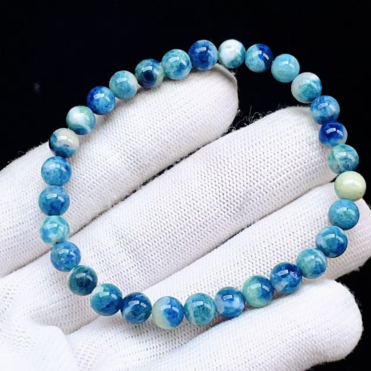 PROME 天然石【一点物】高品質・アフガナイト・アフガン石・Afghanite・アフガニスタン産・ブレスレット V63245