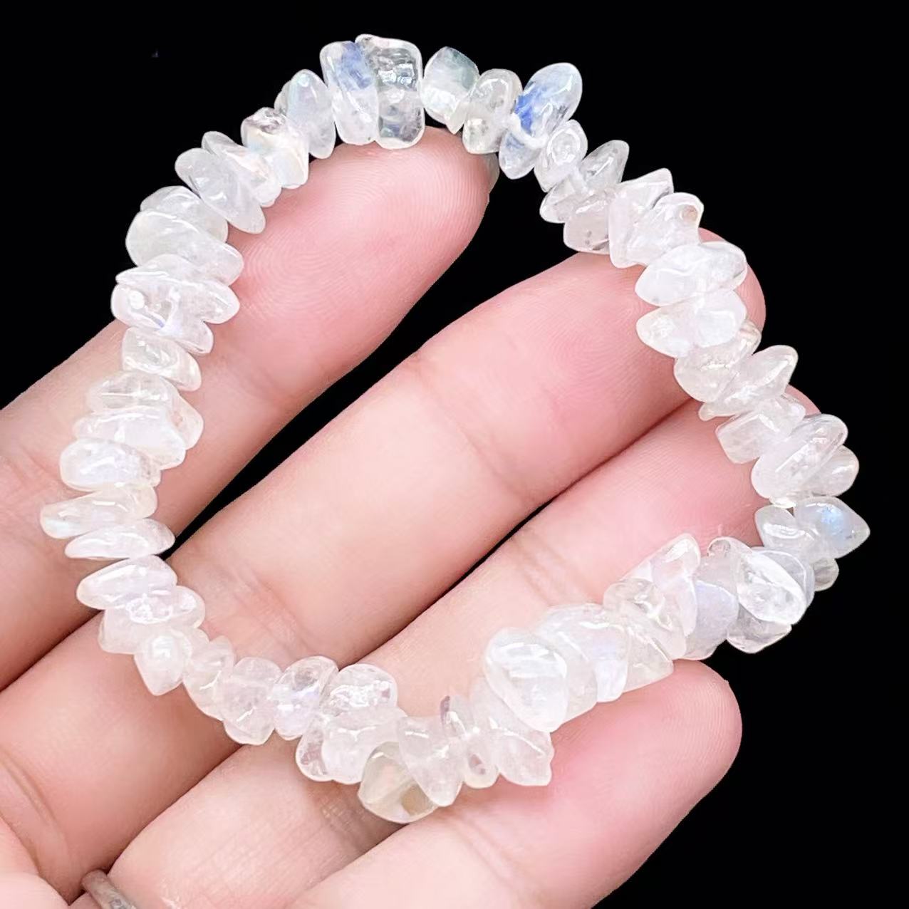 Yahoo! Yahoo!ショッピング(ヤフー ショッピング)PROME 天然石【一点物】高品質・希少石・再入荷困難・レインボームーンストーン・マダガスカル産・ブレスレット ・V63317