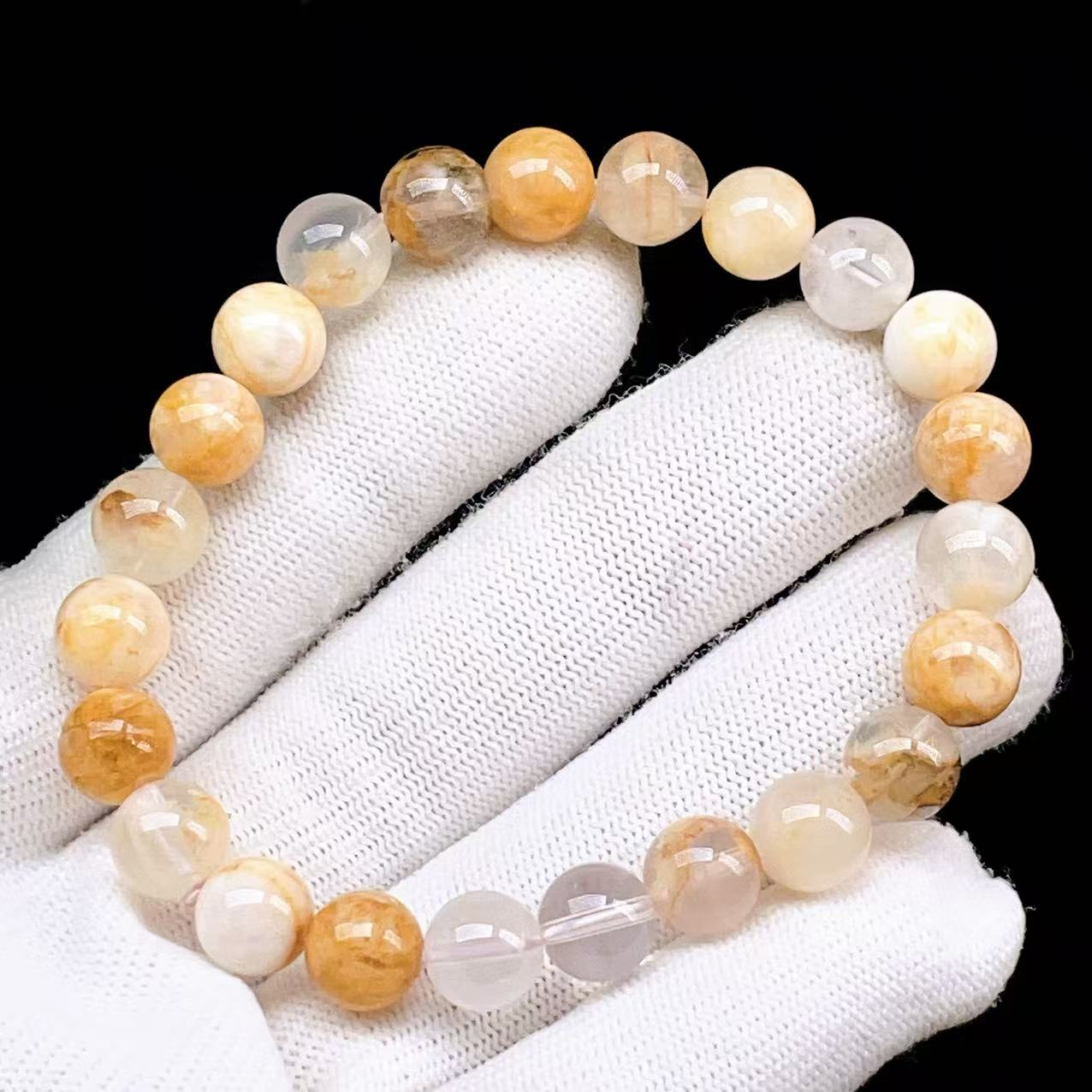 PROME 天然石【一点物】絹雲母入り水晶・セリサイトインクォーツ 