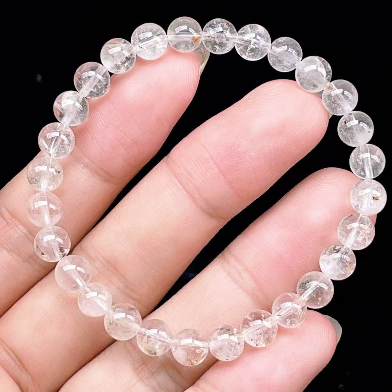 Yahoo! Yahoo!ショッピング(ヤフー ショッピング)PROME 天然石【一点物】 ・高品質・希少鉱・ハーキマーダイヤモンド・オイルインクォーツ・石油入り水晶・アメリカニューヨーク州産・ブレスレット  v63660