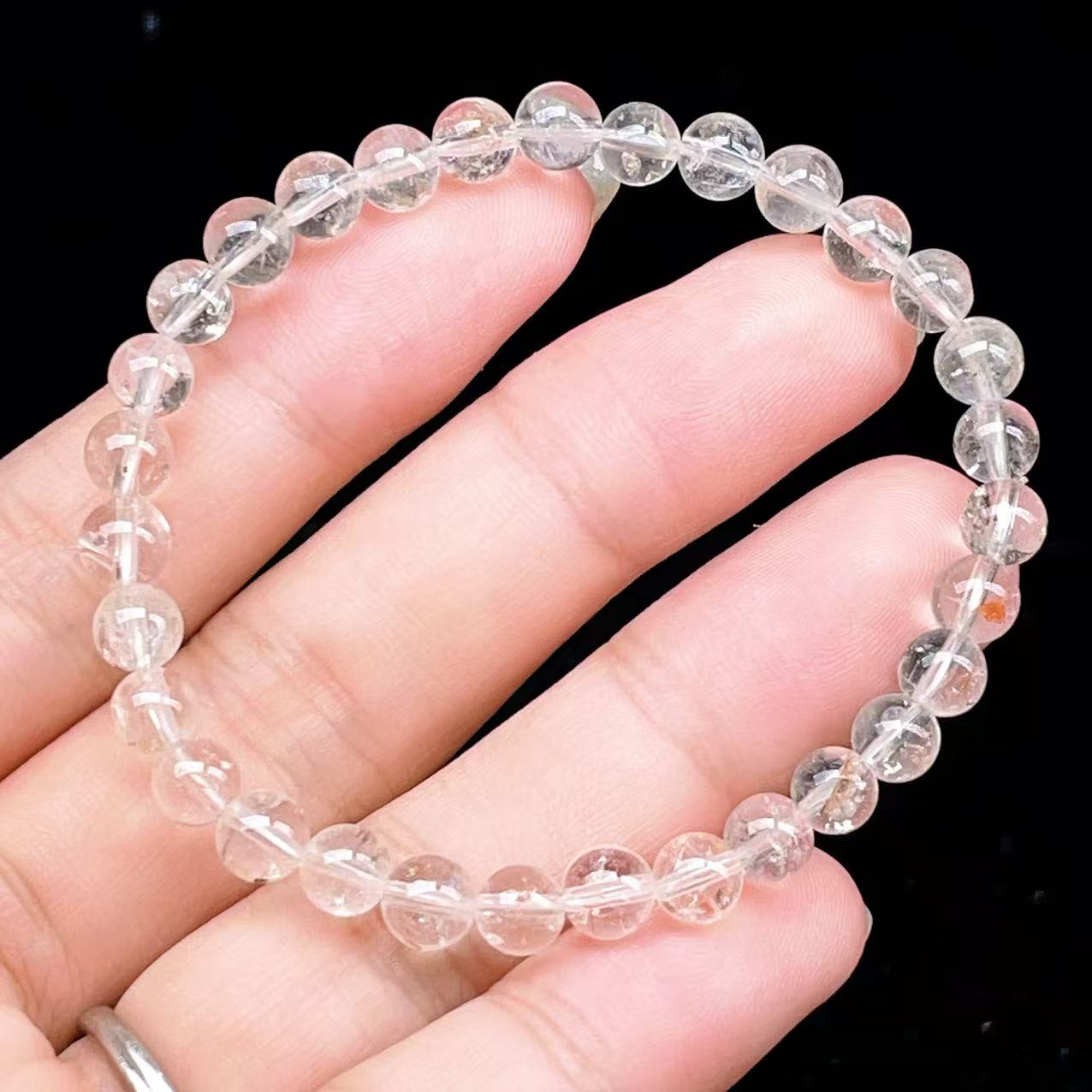 Yahoo! Yahoo!ショッピング(ヤフー ショッピング)PROME 天然石【一点物】 ・高品質・希少鉱・ハーキマーダイヤモンド・オイルインクォーツ・石油入り水晶・アメリカニューヨーク州産・ブレスレット  v63724