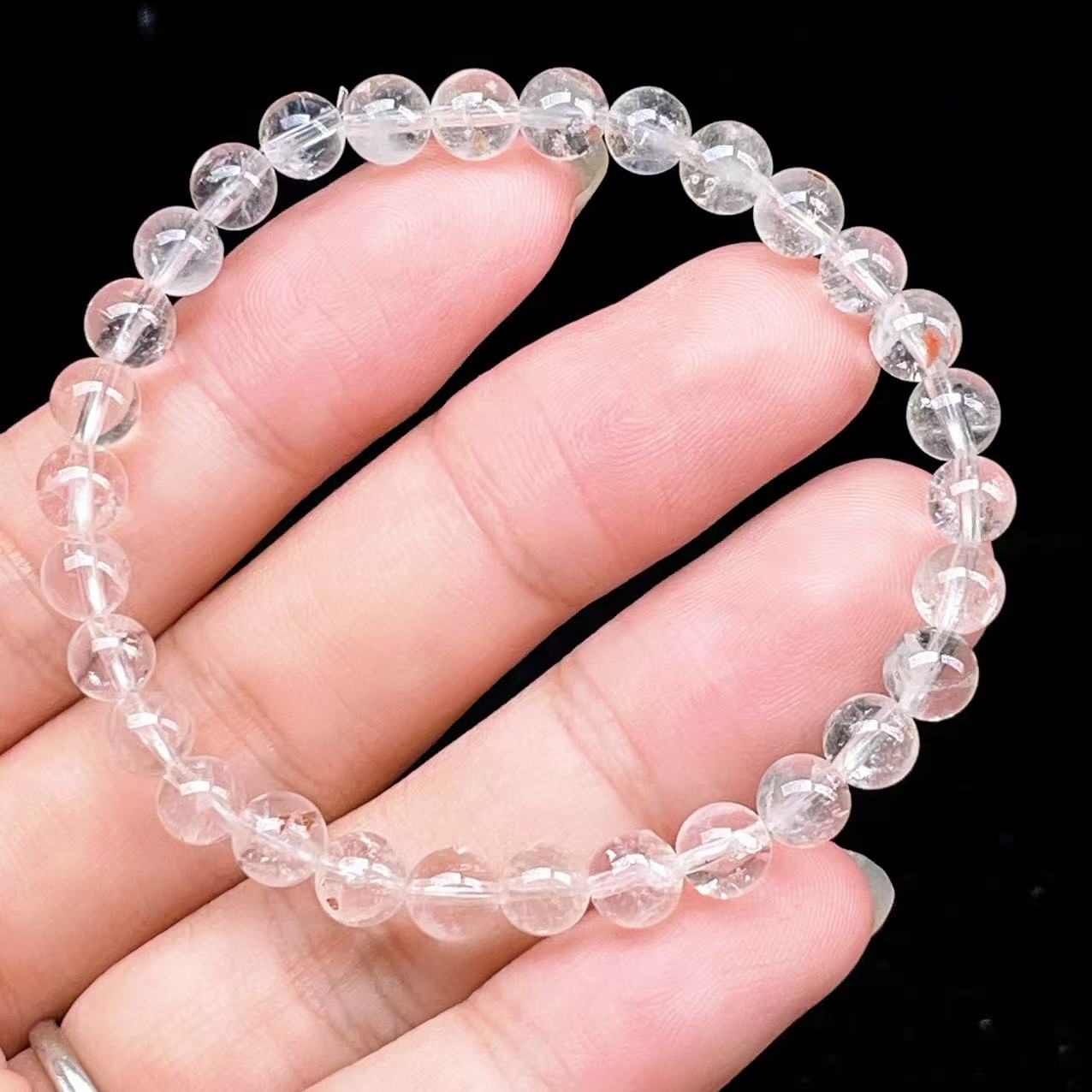 Yahoo! Yahoo!ショッピング(ヤフー ショッピング)PROME 天然石【一点物】 ・高品質・希少鉱・ハーキマーダイヤモンド・オイルインクォーツ・石油入り水晶・アメリカニューヨーク州産・ブレスレット  v63740