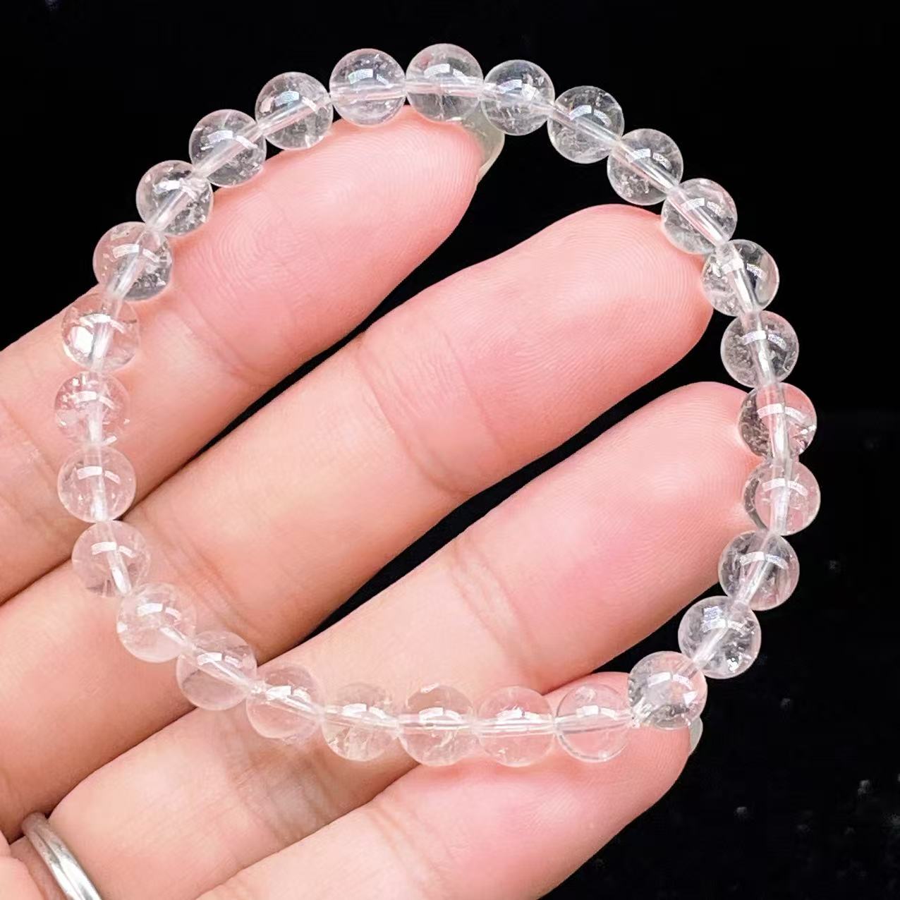 Yahoo! Yahoo!ショッピング(ヤフー ショッピング)PROME 天然石【一点物】 ・高品質・希少鉱・ハーキマーダイヤモンド・オイルインクォーツ・石油入り水晶・アメリカニューヨーク州産・ブレスレット  v63778