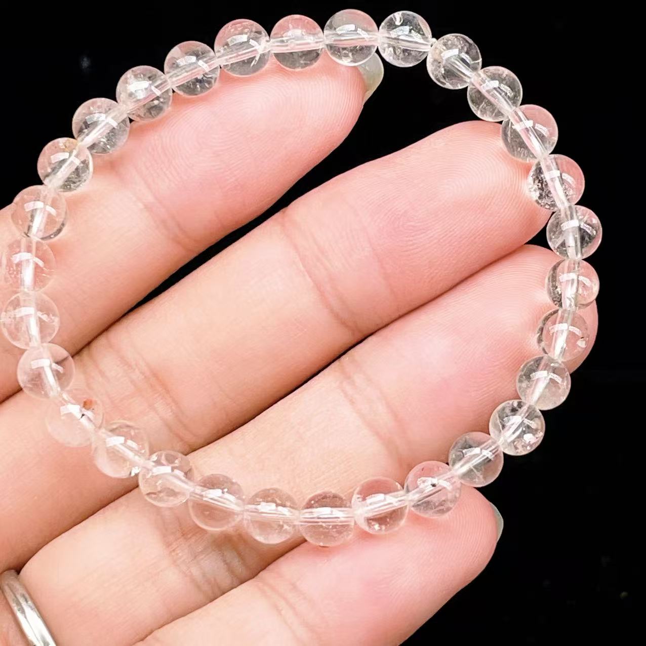 Yahoo! Yahoo!ショッピング(ヤフー ショッピング)PROME 天然石【一点物】 ・高品質・希少鉱・ハーキマーダイヤモンド・オイルインクォーツ・石油入り水晶・アメリカニューヨーク州産・ブレスレット  v63782