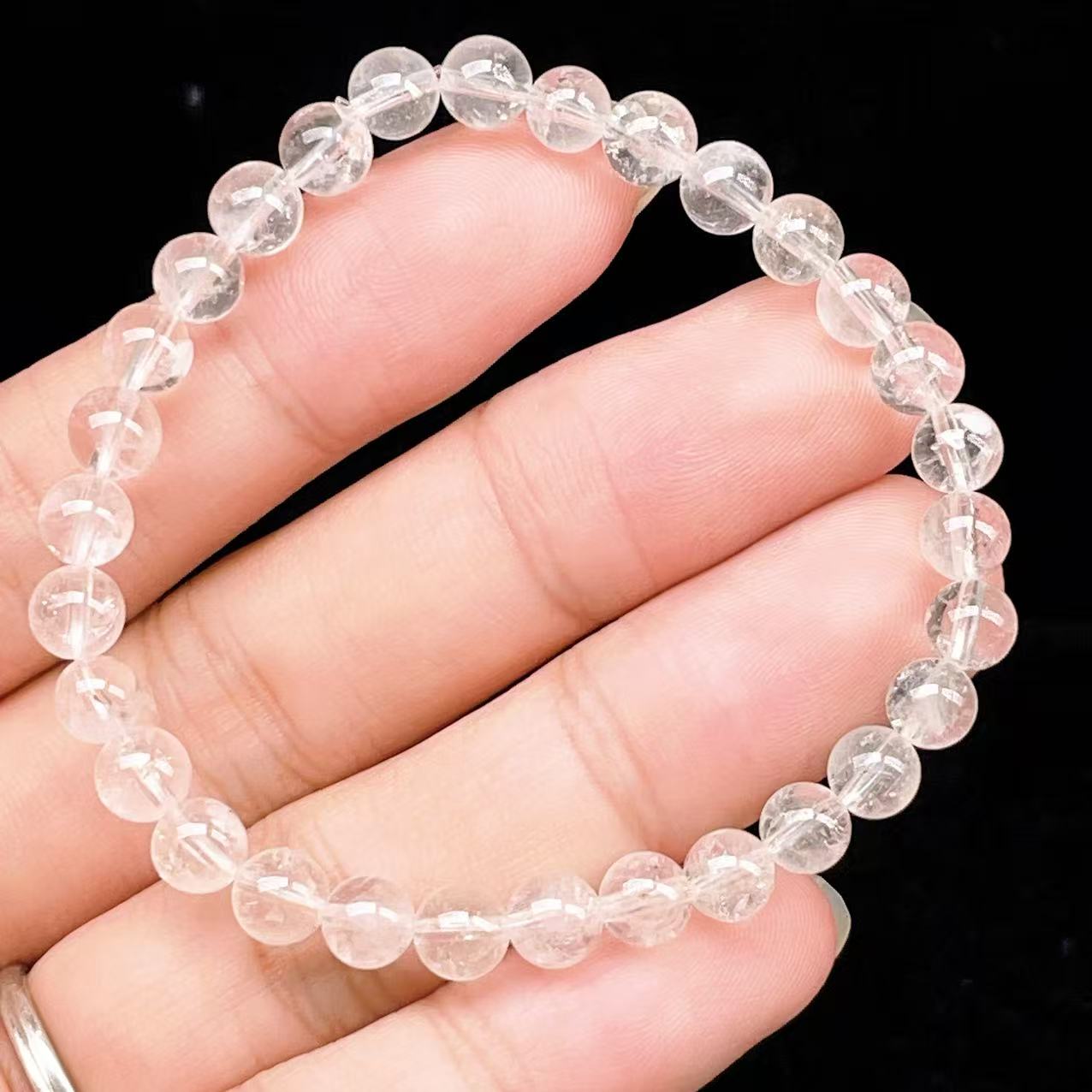 Yahoo! Yahoo!ショッピング(ヤフー ショッピング)PROME 天然石【一点物】 ・高品質・希少鉱・ハーキマーダイヤモンド・オイルインクォーツ・石油入り水晶・アメリカニューヨーク州産・ブレスレット  v63815