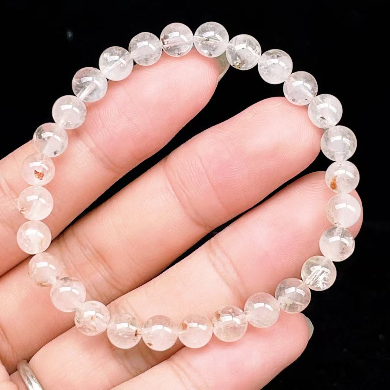 Yahoo! Yahoo!ショッピング(ヤフー ショッピング)PROME 天然石【一点物】 ・高品質・希少鉱・ハーキマーダイヤモンド・オイルインクォーツ・石油入り水晶・アメリカニューヨーク州産・ブレスレット  v63819