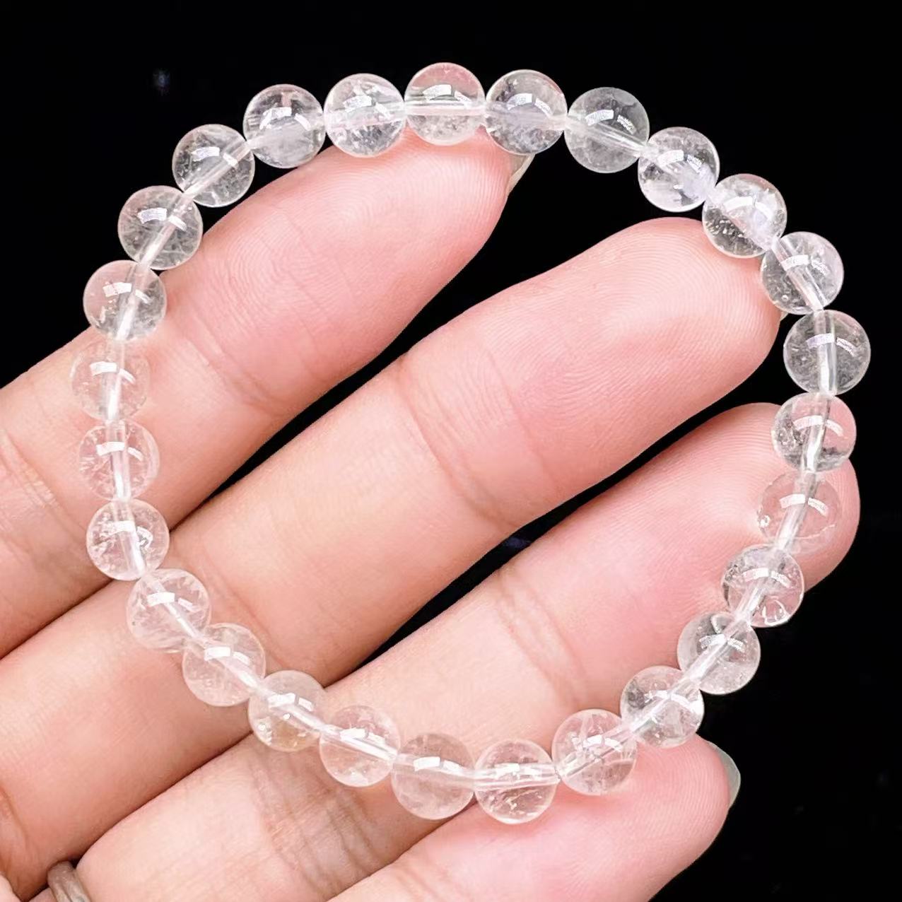 Yahoo! Yahoo!ショッピング(ヤフー ショッピング)PROME 天然石【一点物】 ・高品質・希少鉱・ハーキマーダイヤモンド・オイルインクォーツ・石油入り水晶・アメリカニューヨーク州産・ブレスレット  v63836