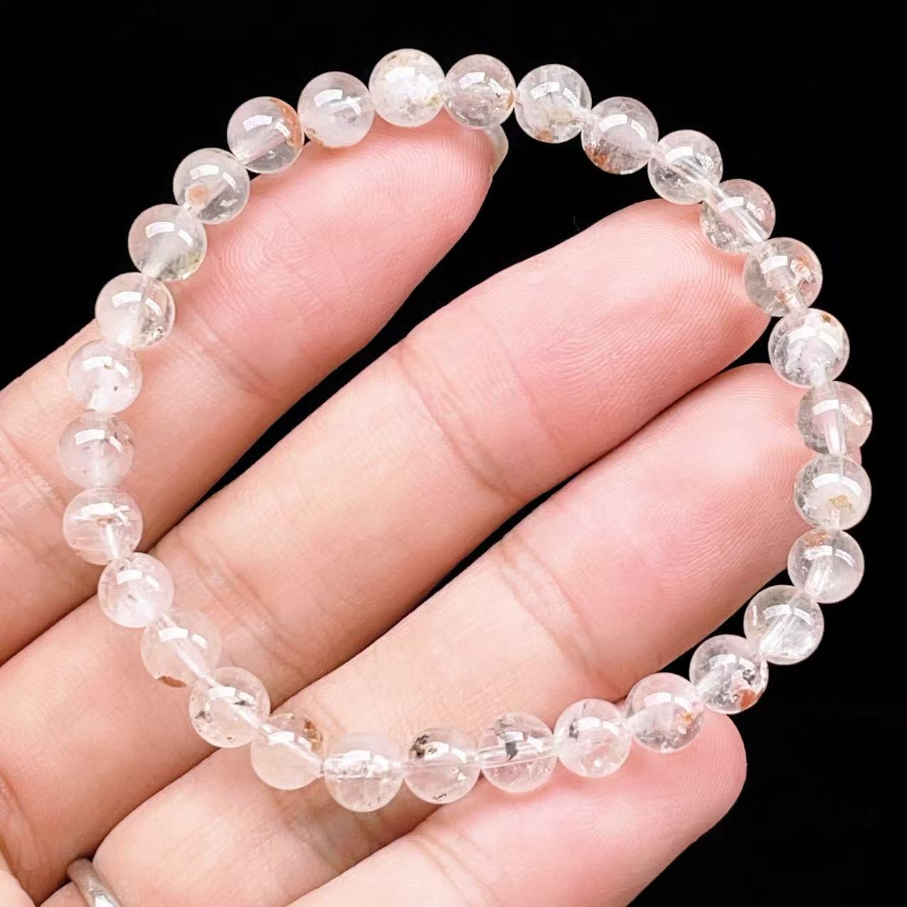 Yahoo! Yahoo!ショッピング(ヤフー ショッピング)PROME 天然石【一点物】 ・高品質・希少鉱・ハーキマーダイヤモンド・オイルインクォーツ・石油入り水晶・アメリカニューヨーク州産・ブレスレット  v63864
