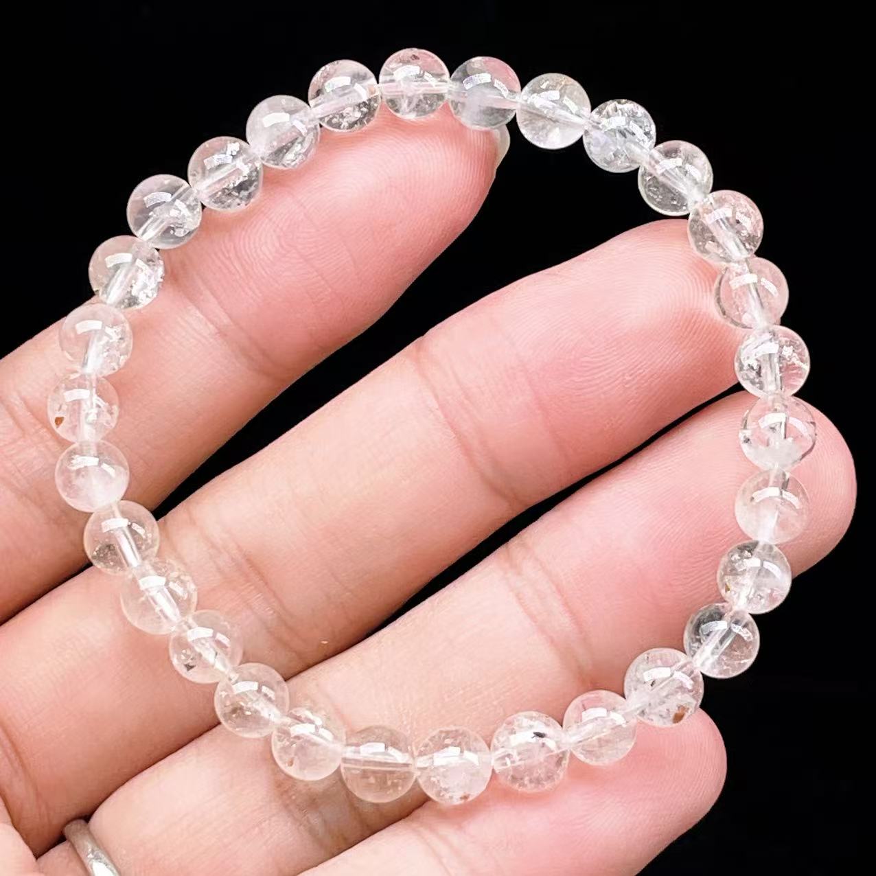 Yahoo! Yahoo!ショッピング(ヤフー ショッピング)PROME 天然石【一点物】 ・高品質・希少鉱・ハーキマーダイヤモンド・オイルインクォーツ・石油入り水晶・アメリカニューヨーク州産・ブレスレット  v63867