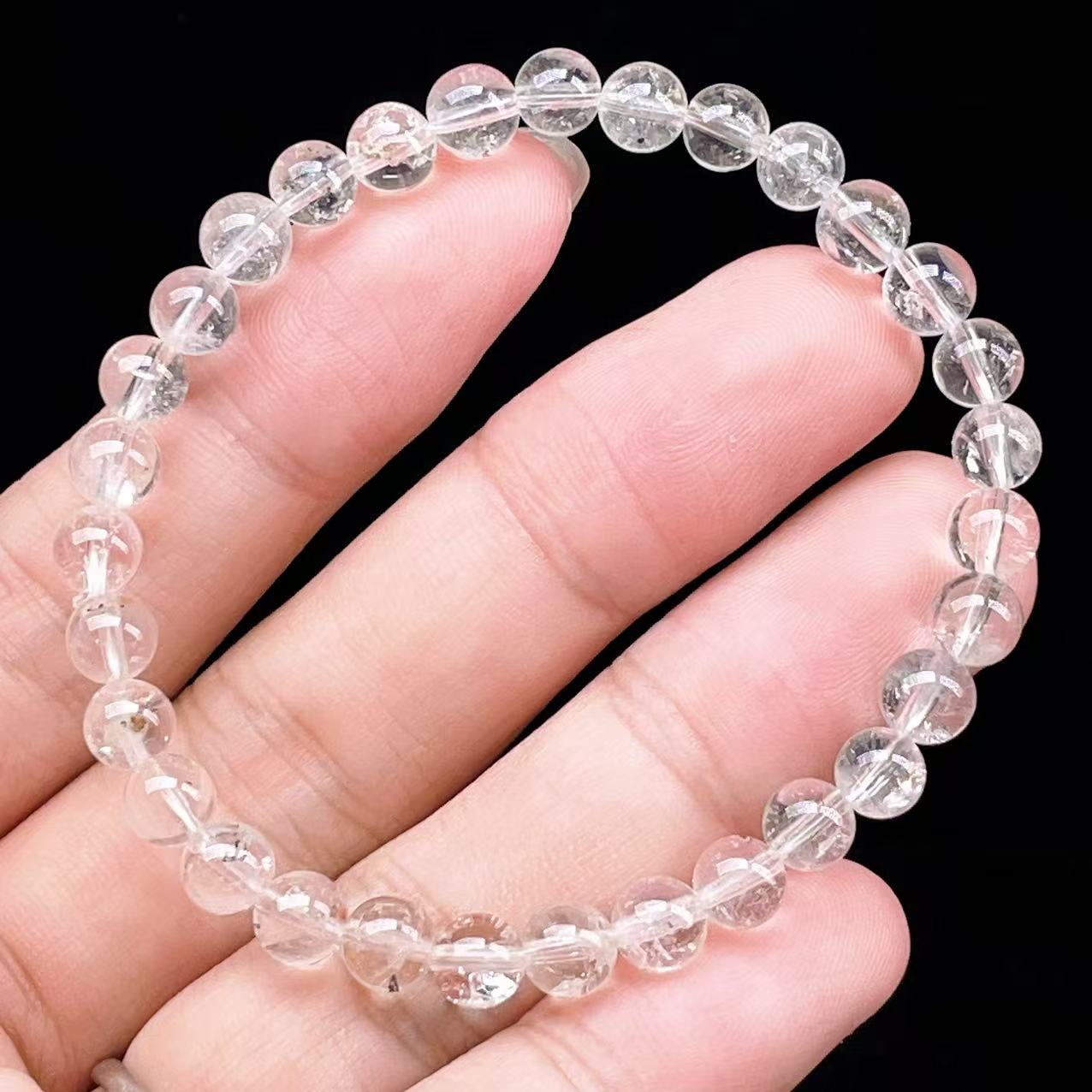 Yahoo! Yahoo!ショッピング(ヤフー ショッピング)PROME 天然石【一点物】 ・高品質・希少鉱・ハーキマーダイヤモンド・オイルインクォーツ・石油入り水晶・アメリカニューヨーク州産・ブレスレット  v63871