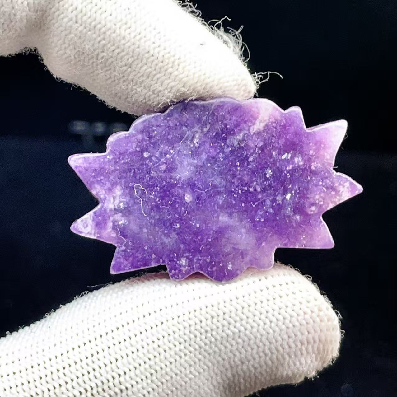 天然石 薄紫色 置物 PROME 天然石【一点物】特別仕様品・再入荷困難・高品質・レピドライト
