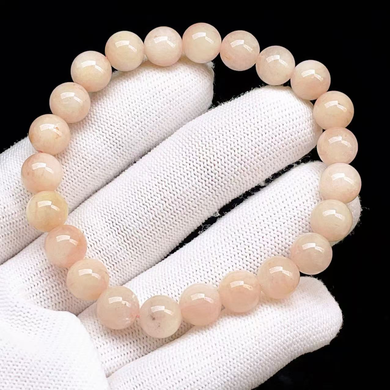 PROME 天然石【一点物】高品質・濃いめ・再入荷困難・アイスクリスタル・マニカラン水晶・蝕像水晶・マニカラン産・ブレスレット・v69948