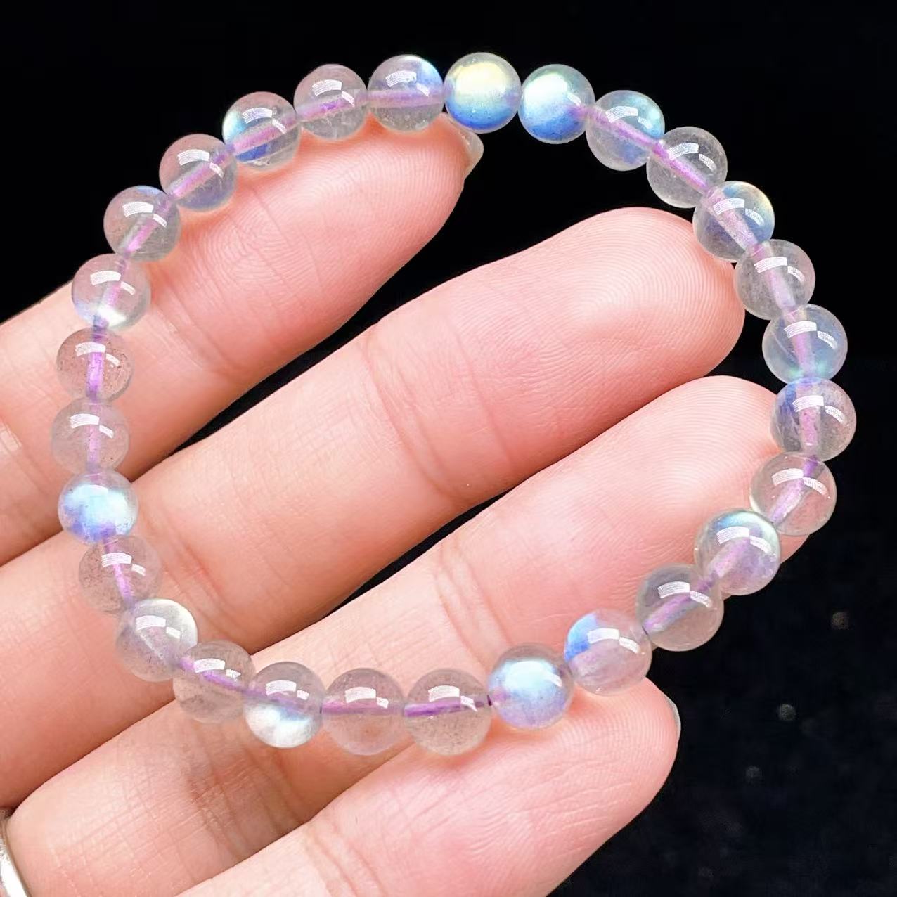 PROME 天然石【一点物】最高級グレード・希少鉱・レインボー