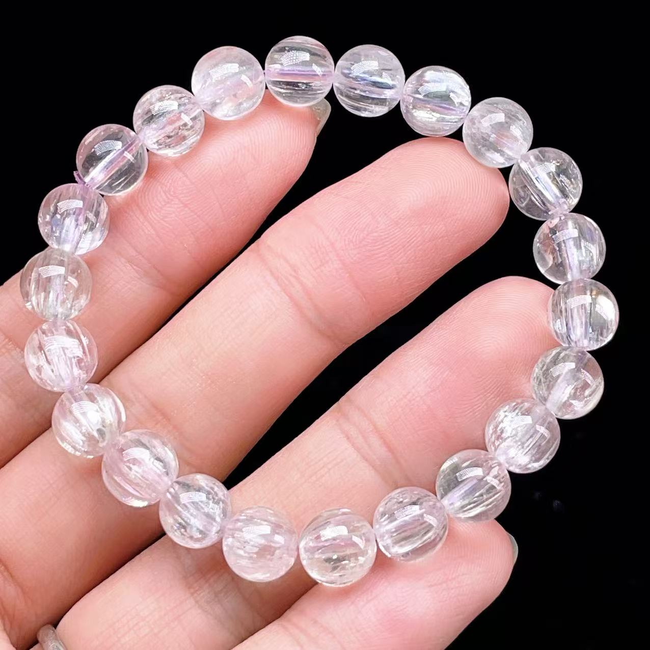 高品質 スターローズクォーツ桃ハート♡♡ダブルスターNo.2565 PROME 天然石【一点物】厳選グレード・宝石質・透明感・クンツァイト