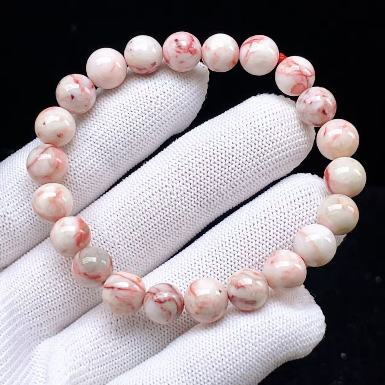 PROME 天然石【一点物】高品質・賢者の石・シナバー・シナバーインクォーツ・アメリカ産・ブレスレット・v78369