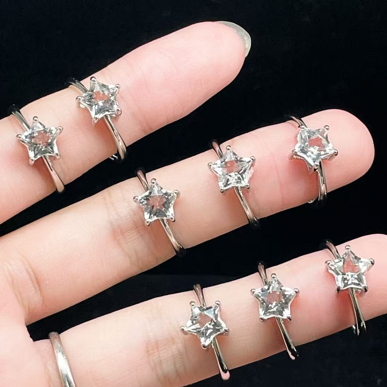Yahoo! Yahoo!ショッピング(ヤフー ショッピング)PROME 天然石 特別仕様品・水晶・白銅指輪・フリーサイズ・P5480