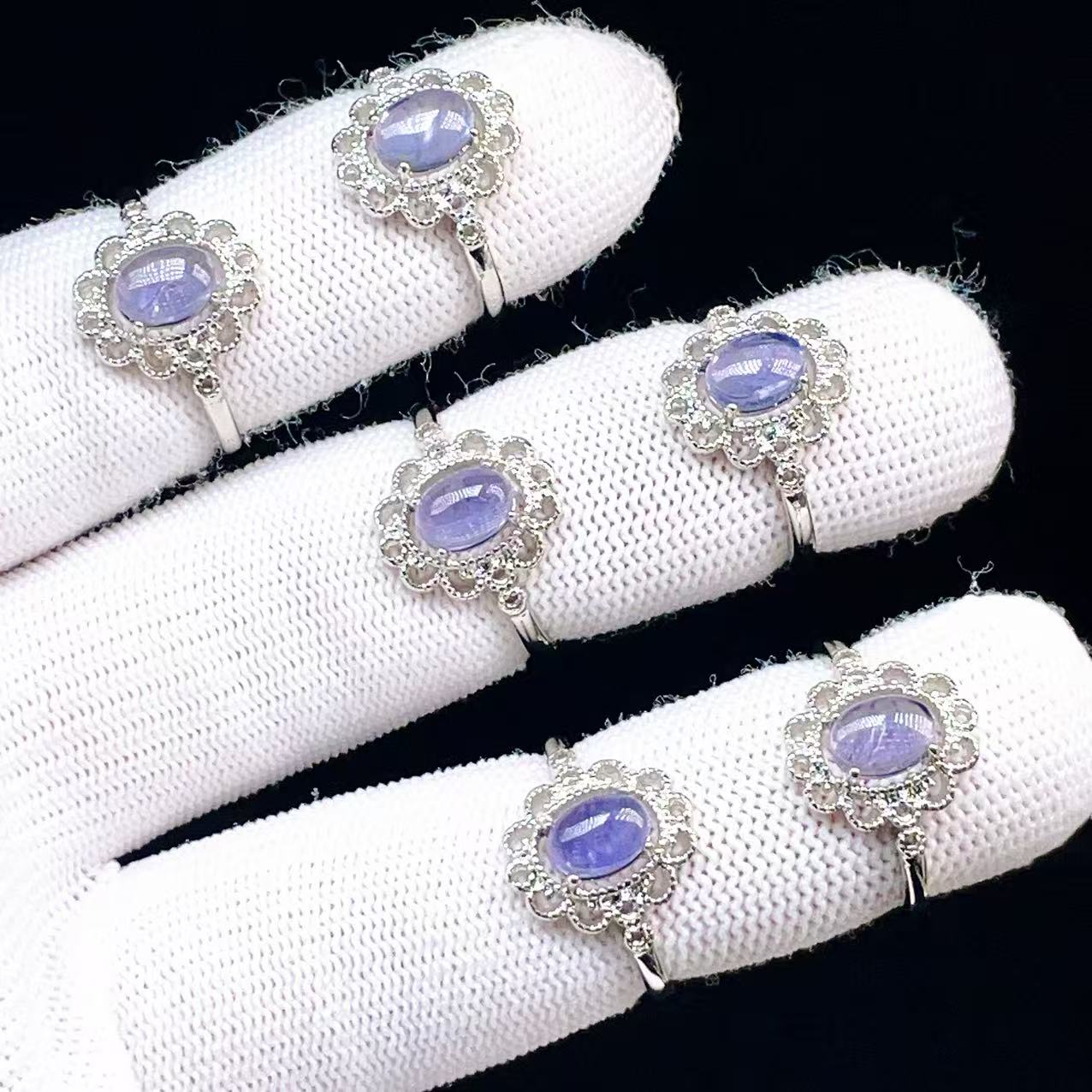 Yahoo! Yahoo!ショッピング(ヤフー ショッピング)PROME 天然石 特別仕様品・限定品・再入荷不可・アイオライト・白銅指輪・フリーサイズ・p5531