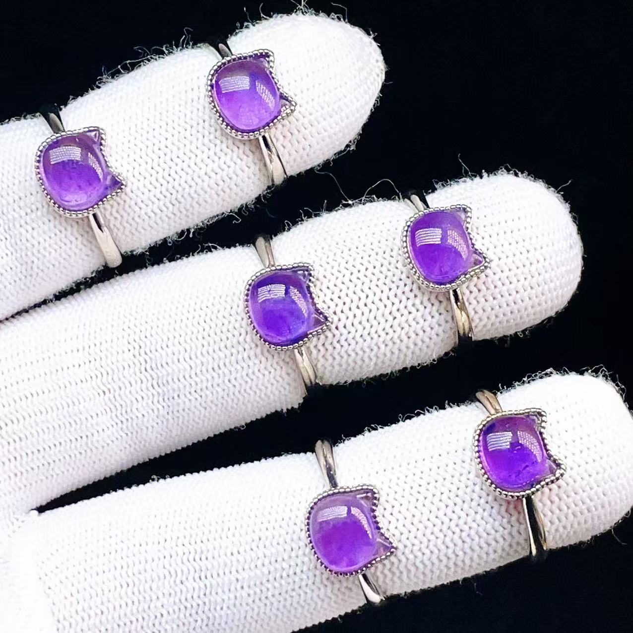 Yahoo! Yahoo!ショッピング(ヤフー ショッピング)PROME 天然石 特別仕様品・限定品・再入荷不可・ラベンダーアメジスト・白銅指輪・フリーサイズ・p5556