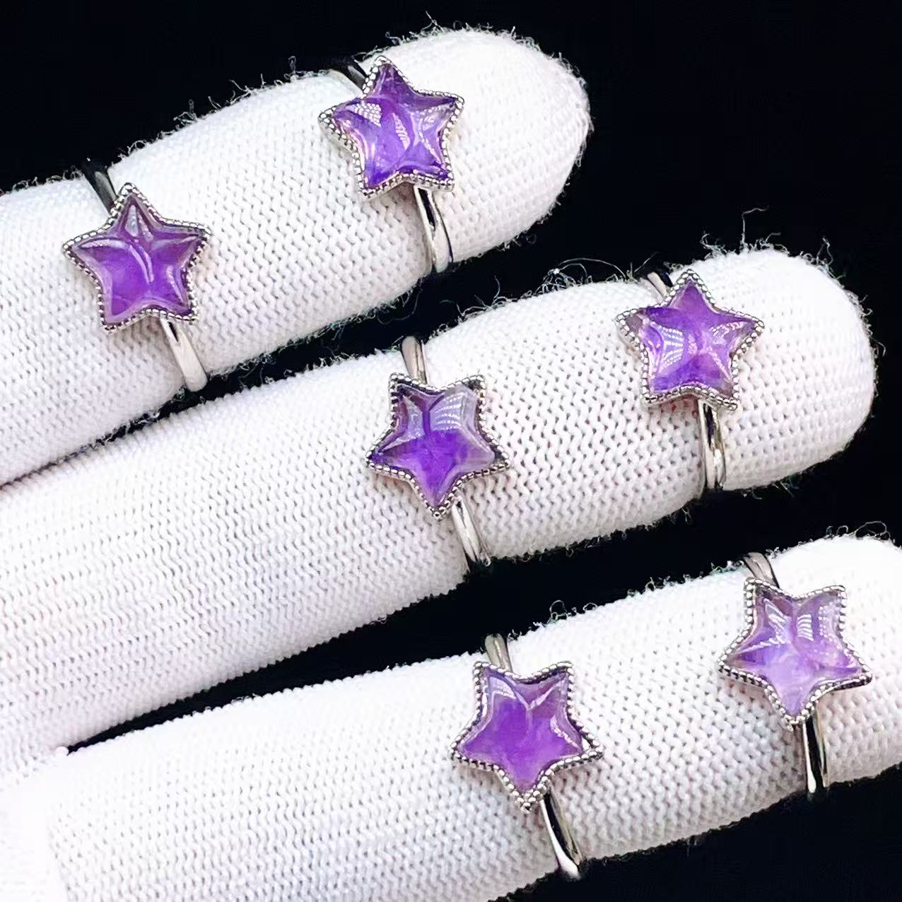 Yahoo! Yahoo!ショッピング(ヤフー ショッピング)PROME 天然石 特別仕様品・限定品・再入荷不可・ラベンダーアメジスト・白銅指輪・フリーサイズ・p5557