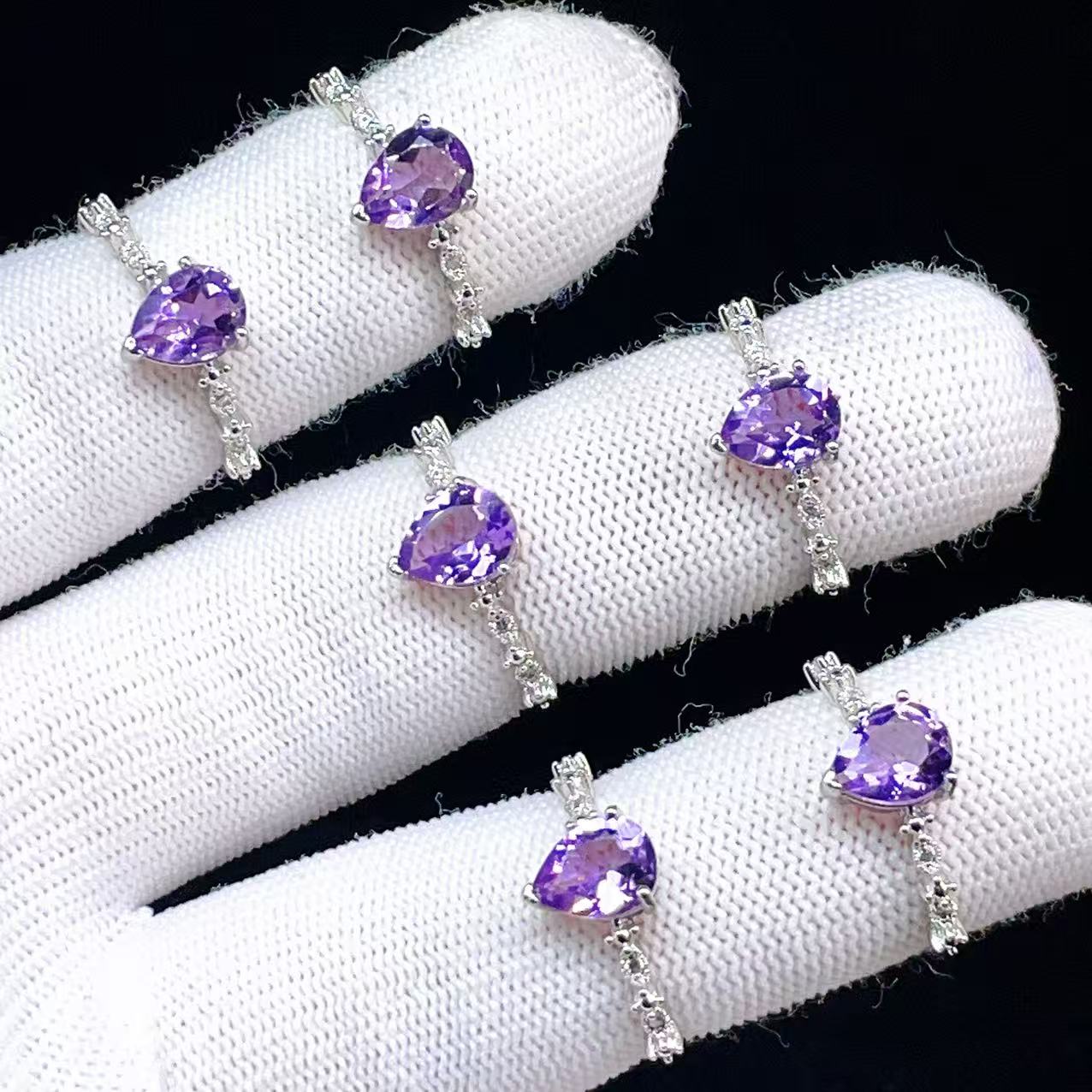 Yahoo! Yahoo!ショッピング(ヤフー ショッピング)PROME 天然石 特別仕様品・限定品・再入荷不可・アメジスト・白銅指輪・フリーサイズ・p5564