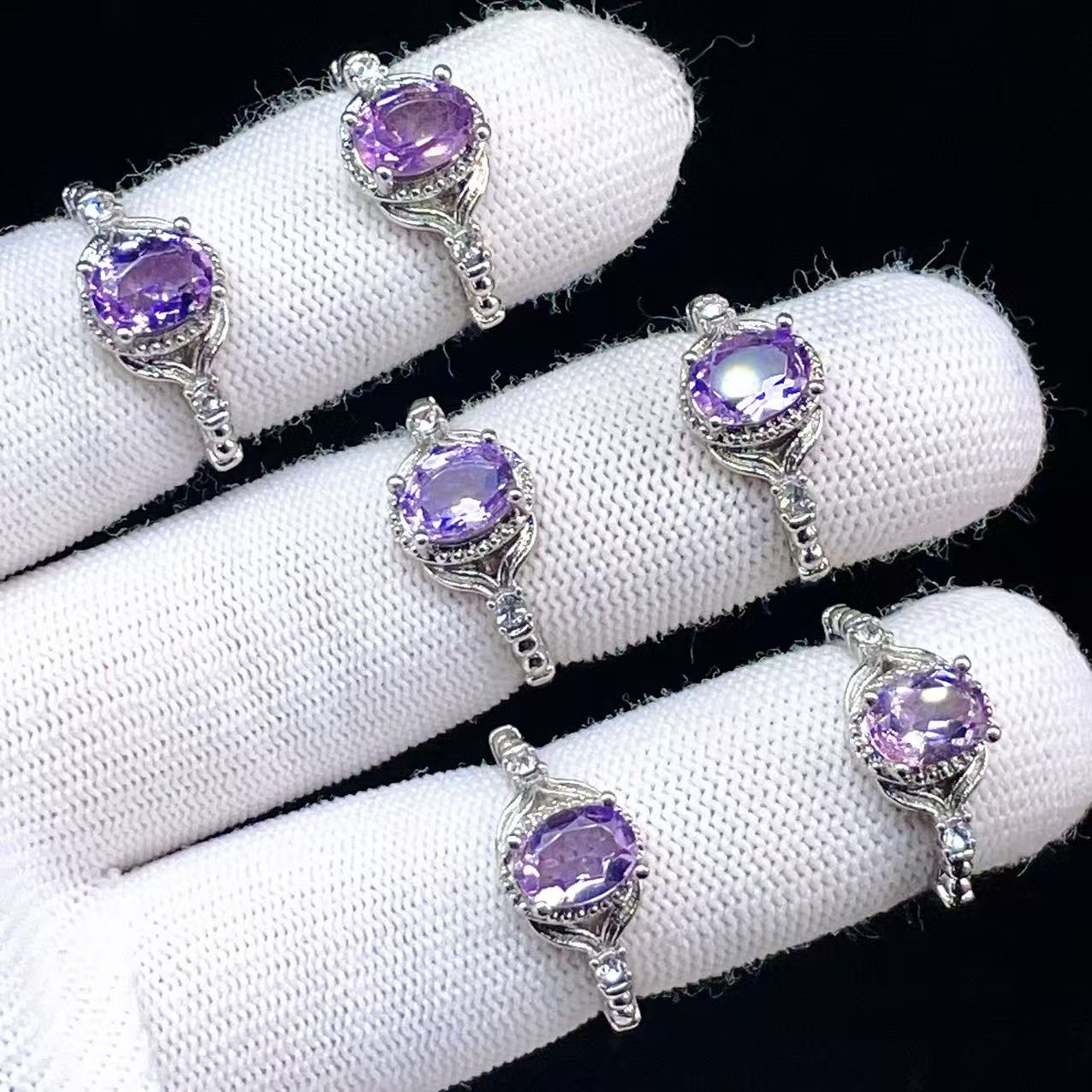 Yahoo! Yahoo!ショッピング(ヤフー ショッピング)PROME 天然石 特別仕様品・限定品・再入荷不可・アメジスト・白銅指輪・フリーサイズ・p5573