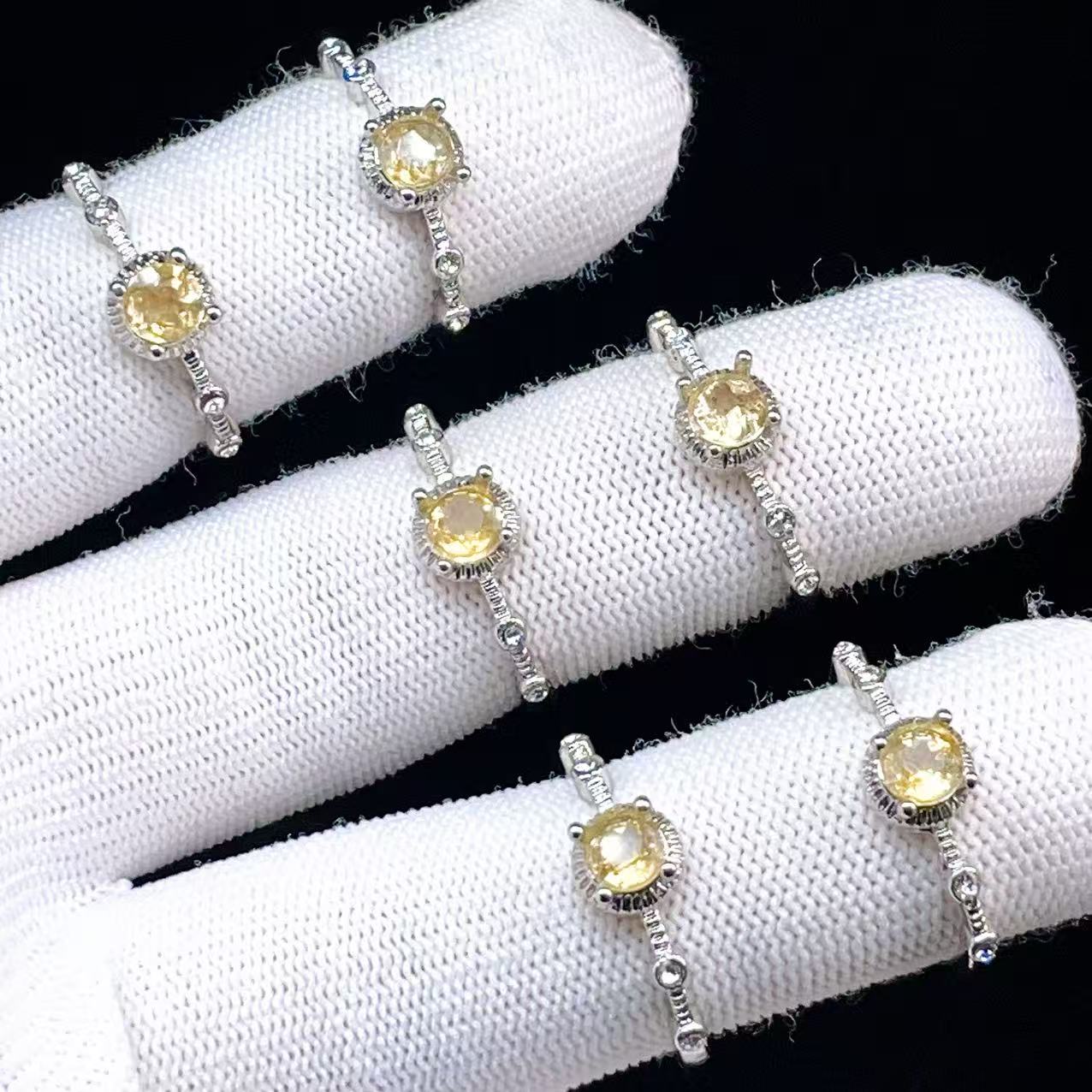 Yahoo! Yahoo!ショッピング(ヤフー ショッピング)PROME 天然石 特別仕様品・限定品・再入荷不可・シトリン・白銅指輪・フリーサイズ・p5578
