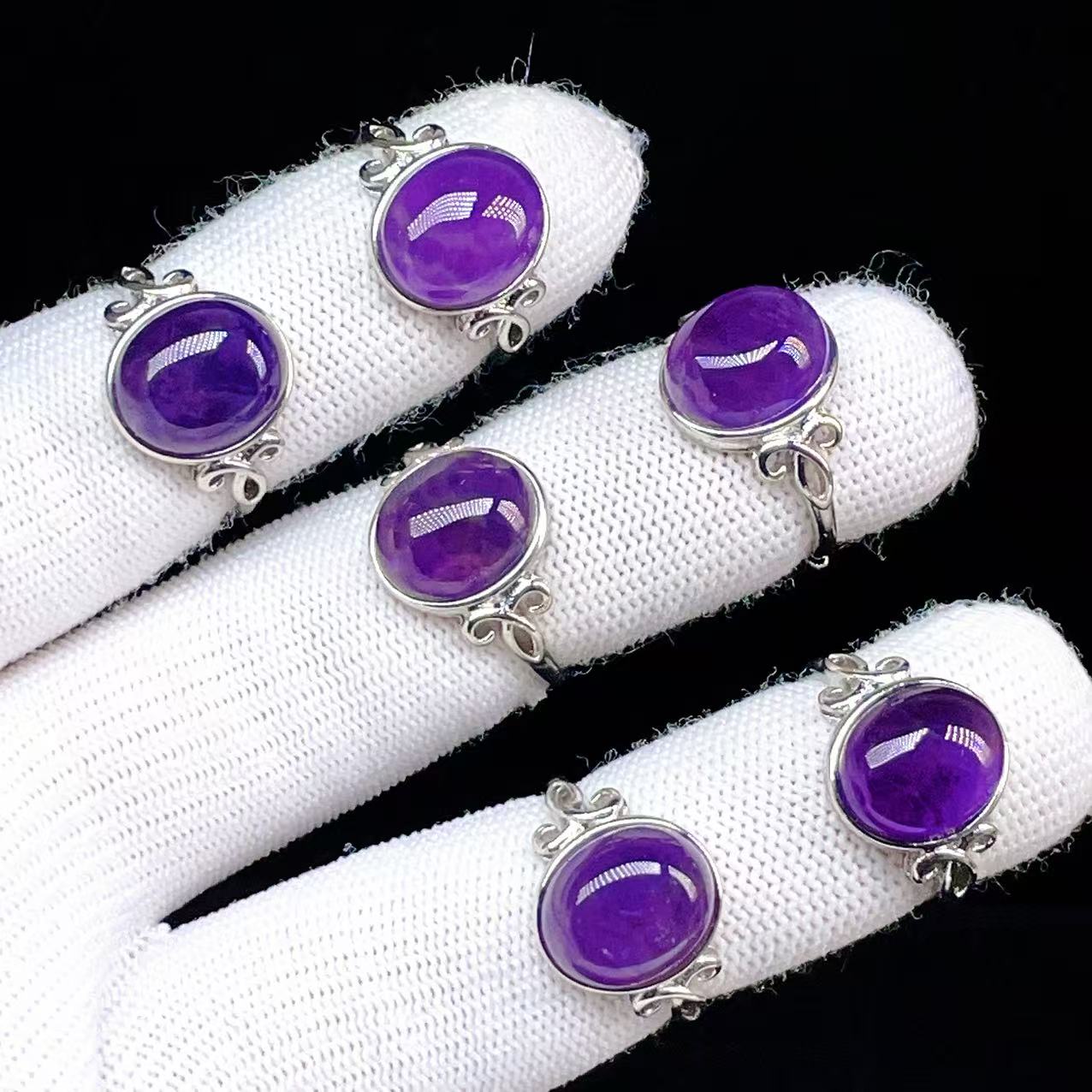 Yahoo! Yahoo!ショッピング(ヤフー ショッピング)PROME 天然石 特別仕様品・限定品・再入荷不可・アメジスト・白銅指輪・フリーサイズ・p5594
