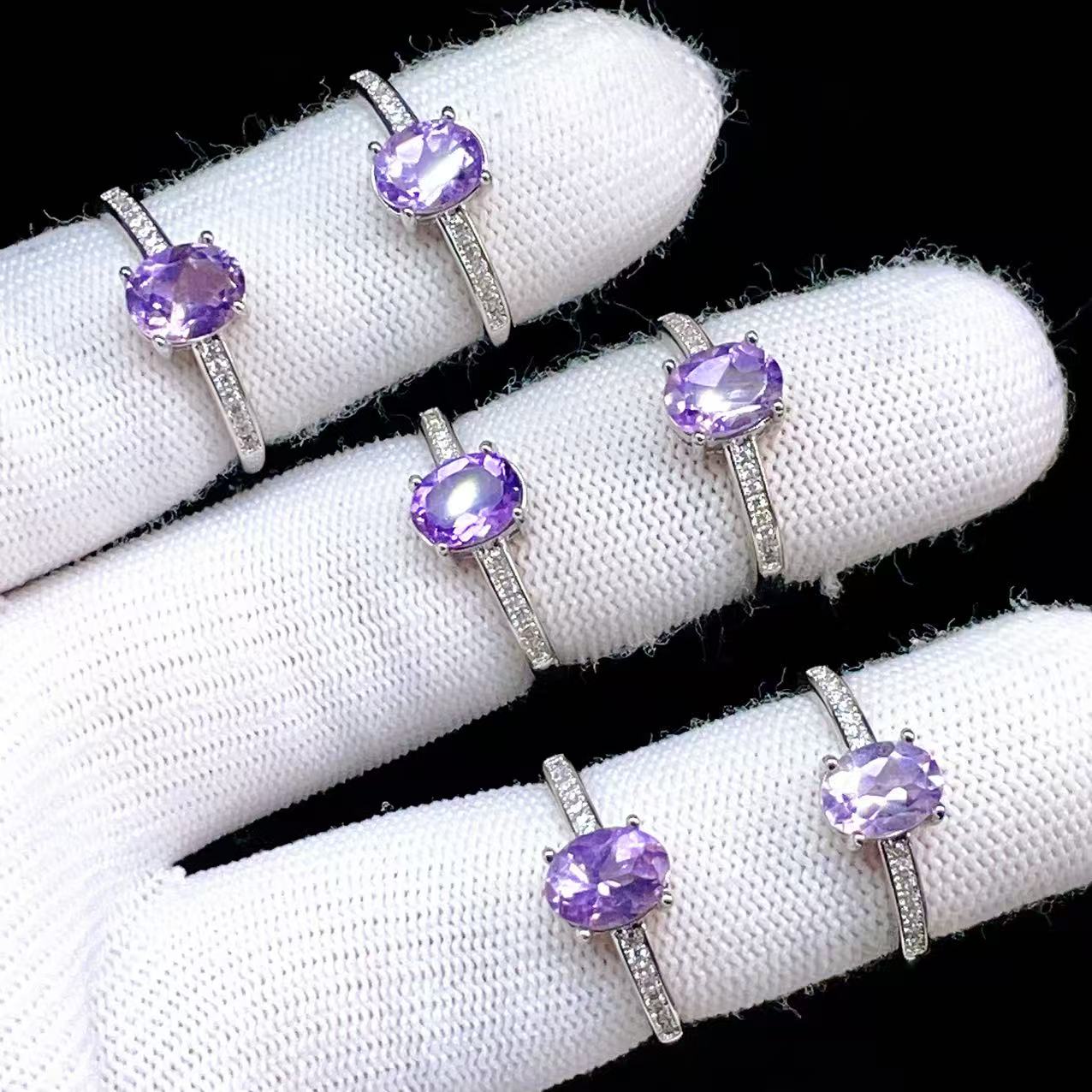 Yahoo! Yahoo!ショッピング(ヤフー ショッピング)PROME 天然石 特別仕様品・限定品・再入荷不可・アメジスト・白銅指輪・フリーサイズ・p5602